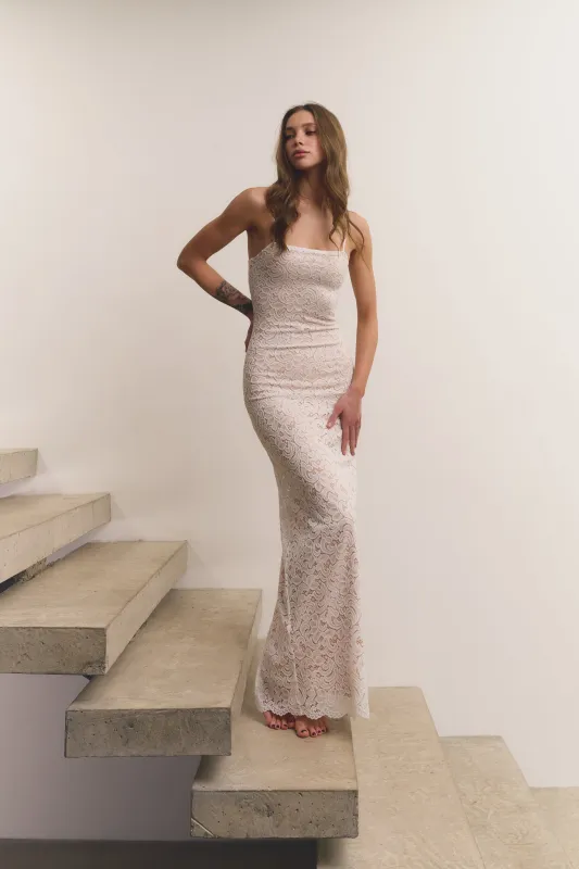 Daniella - Long non sheer dress sold by The Robe