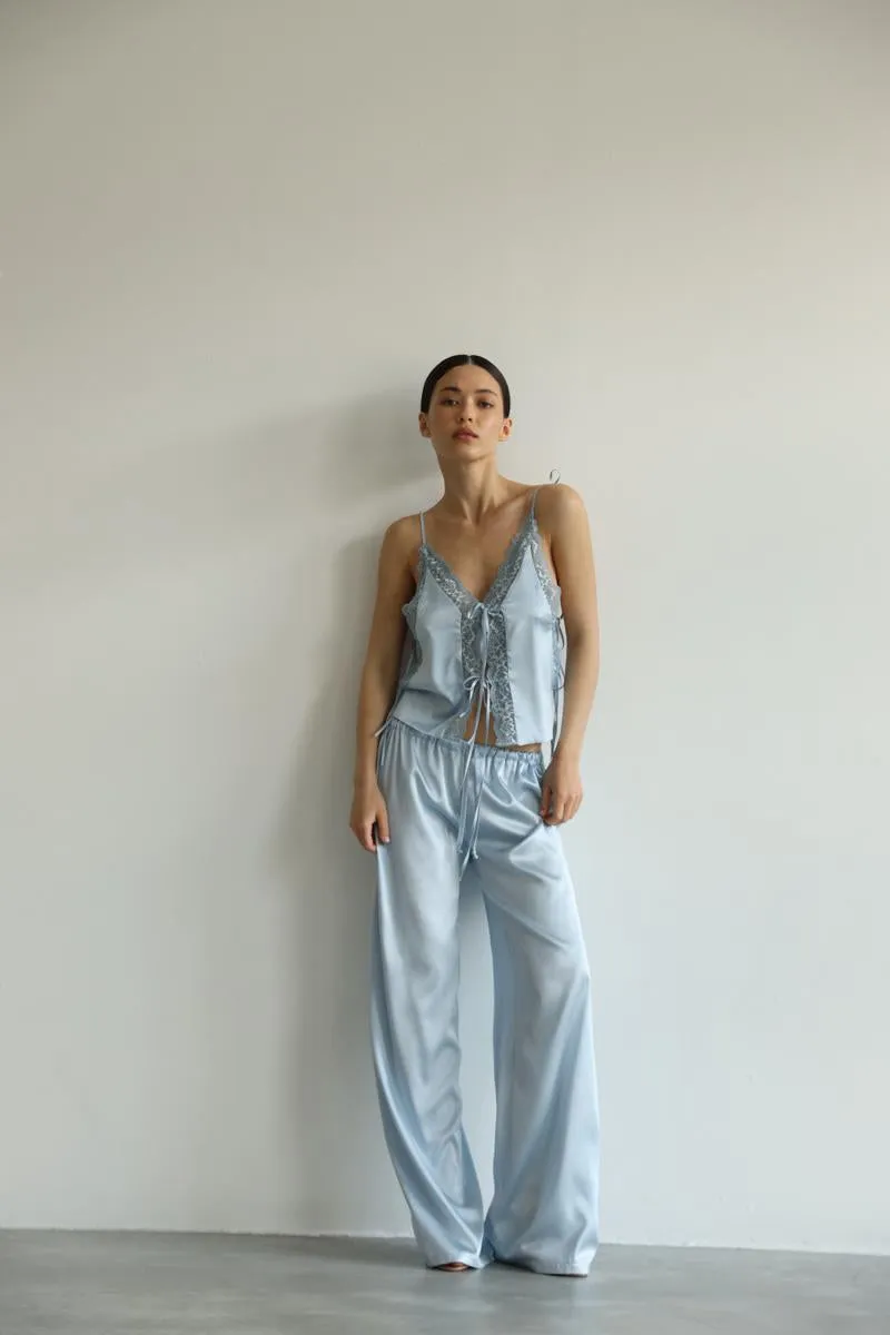 Lucy - Blue pjs with pants sold by The Robe product image thumbnail 2