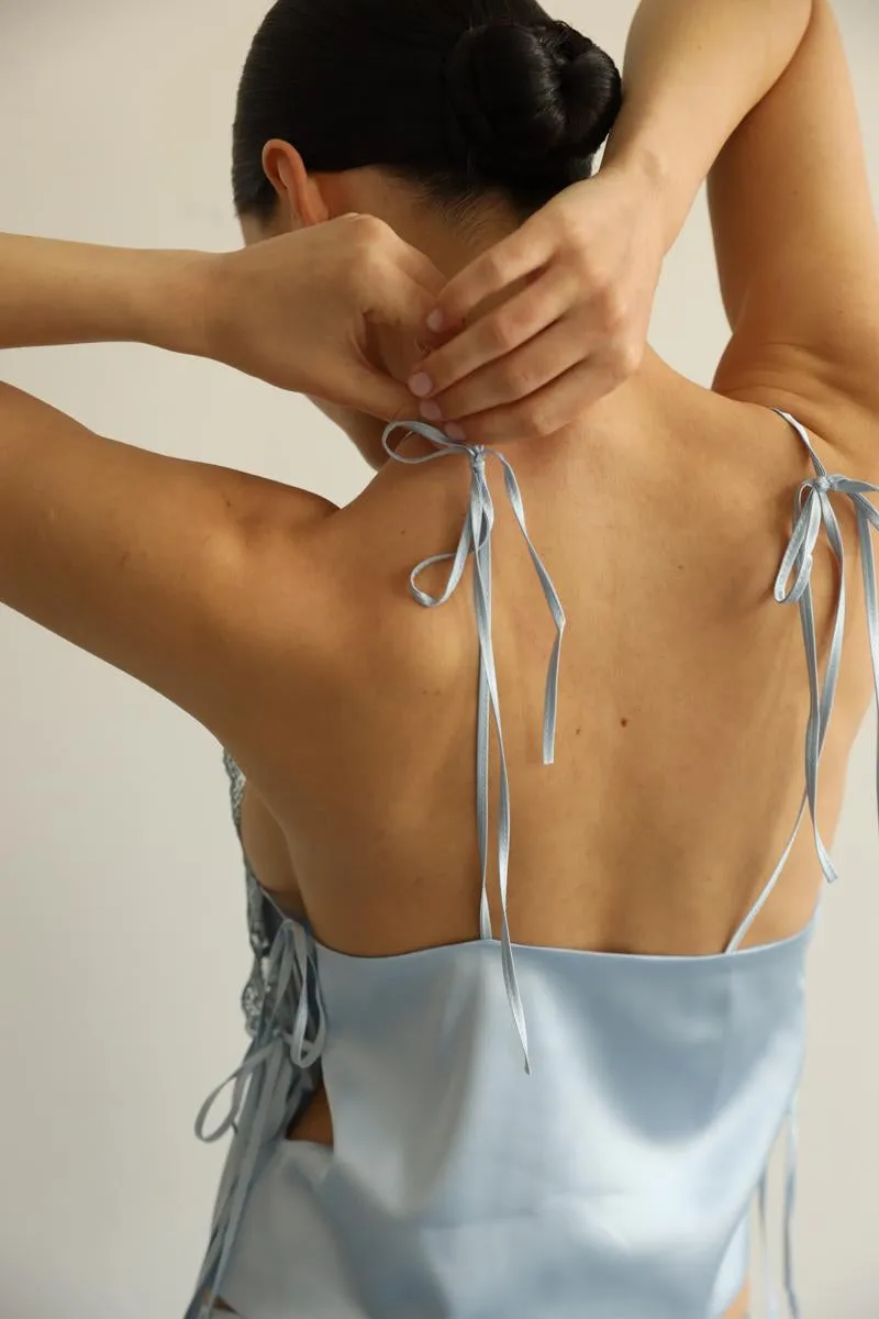 Lucy - Blue pjs with pants sold by The Robe product image thumbnail 4