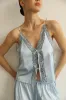 Lucy - Blue pjs with pants sold by The Robe