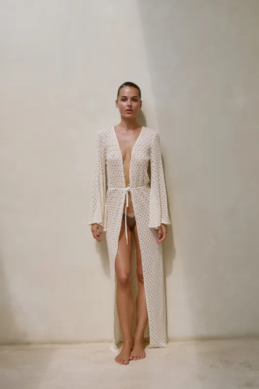 Rhea long robe sold by The Robe