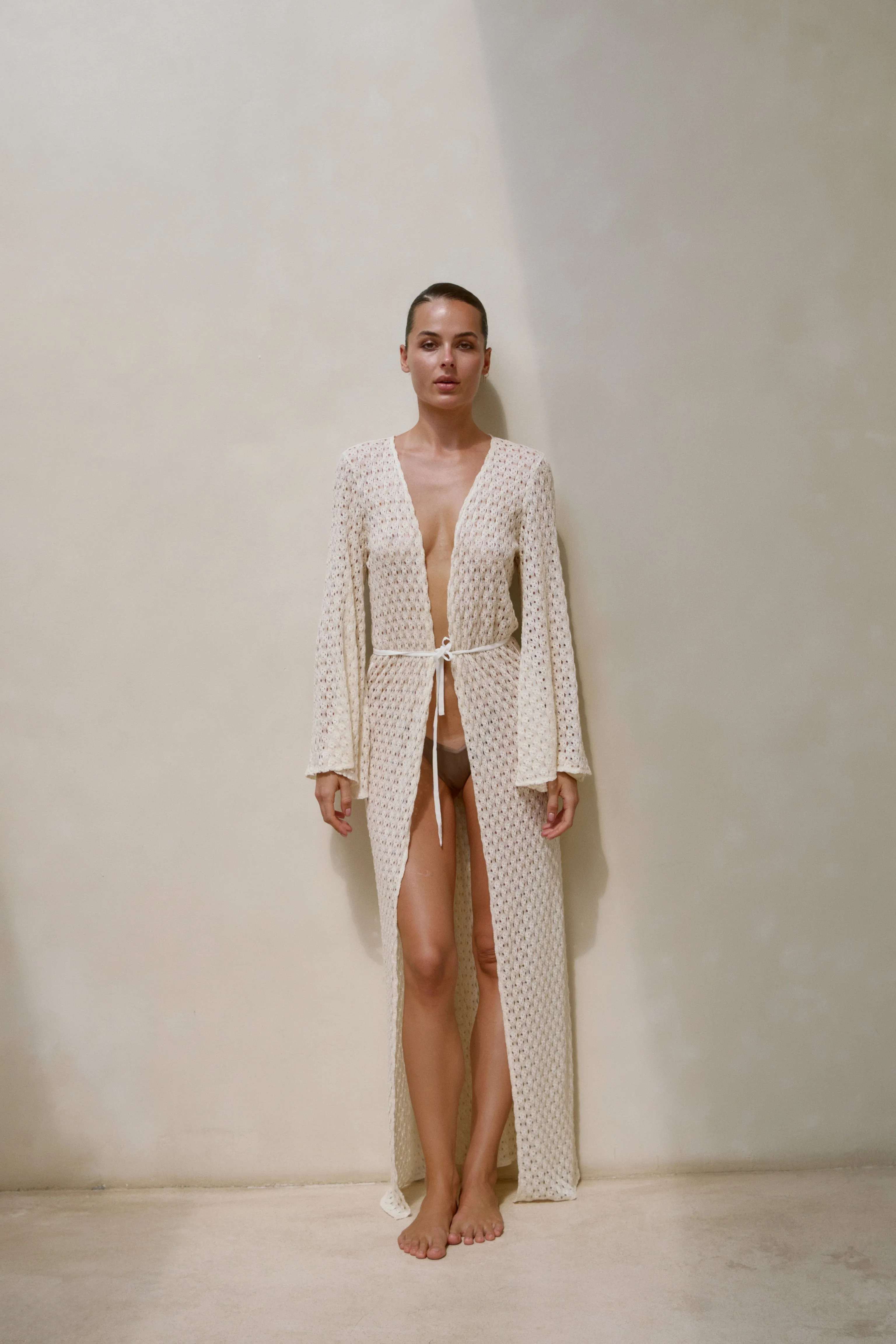 Rhea long robe sold by The Robe