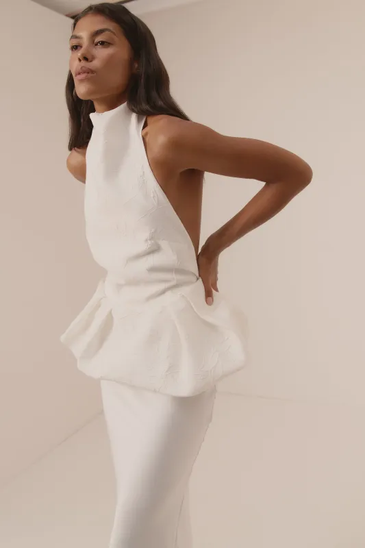 Chloe - top with high neck sold by The Robe