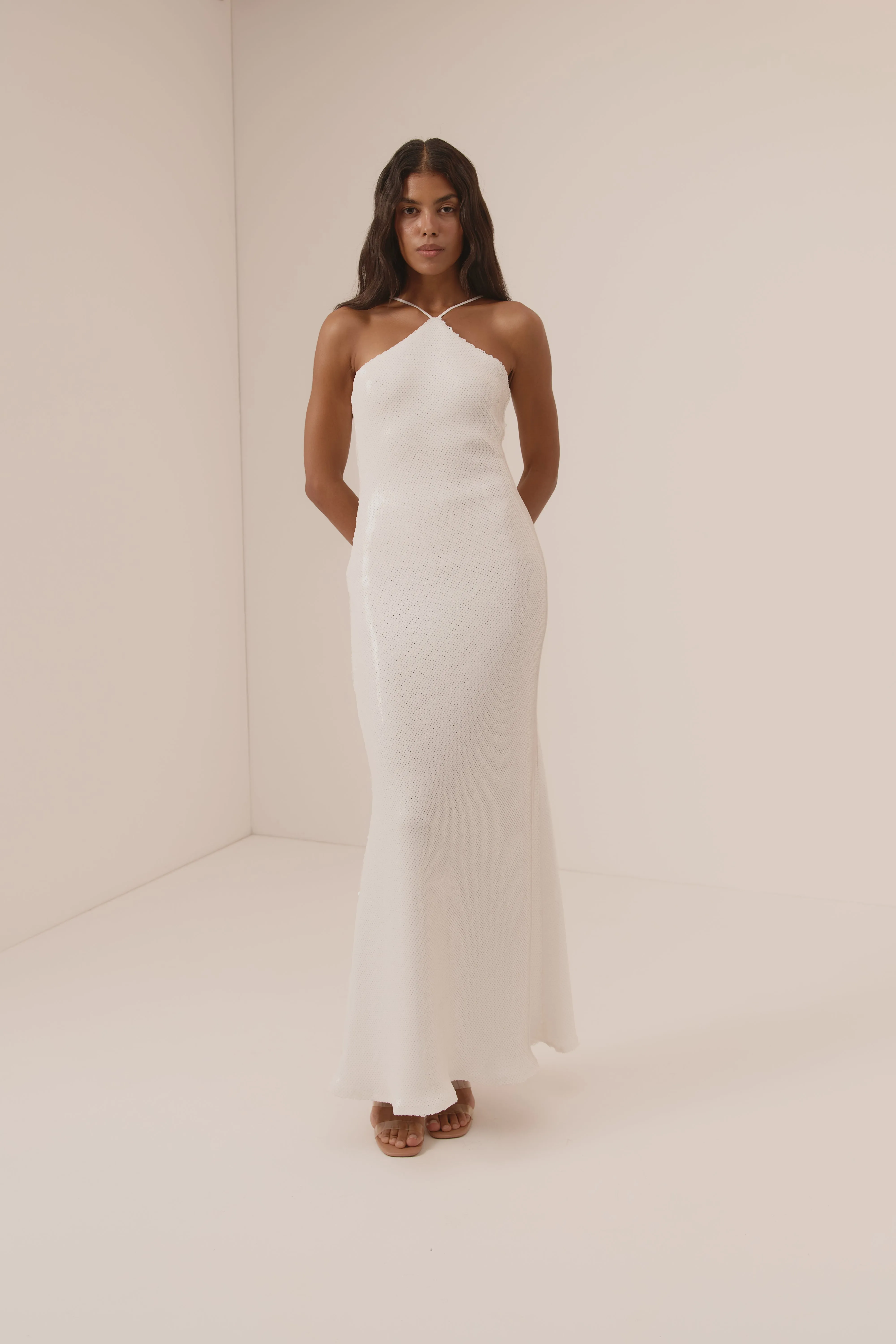 Harper - white sequin dress sold by The Robe product image thumbnail 2