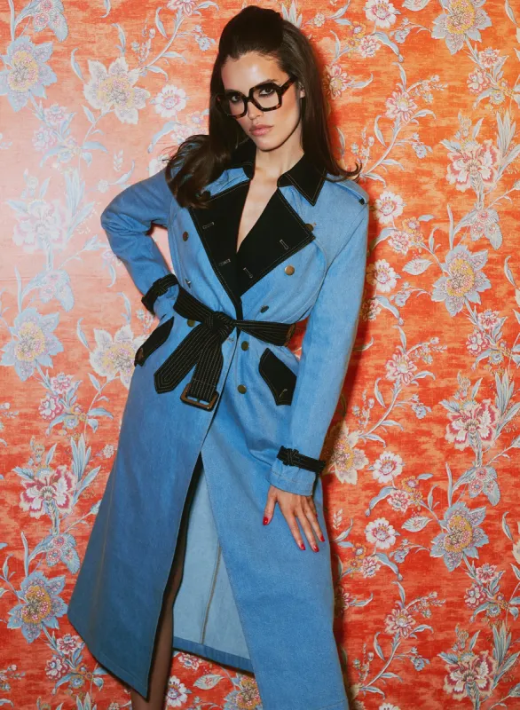 Denim Trench Coat sold by Fleur du Mal