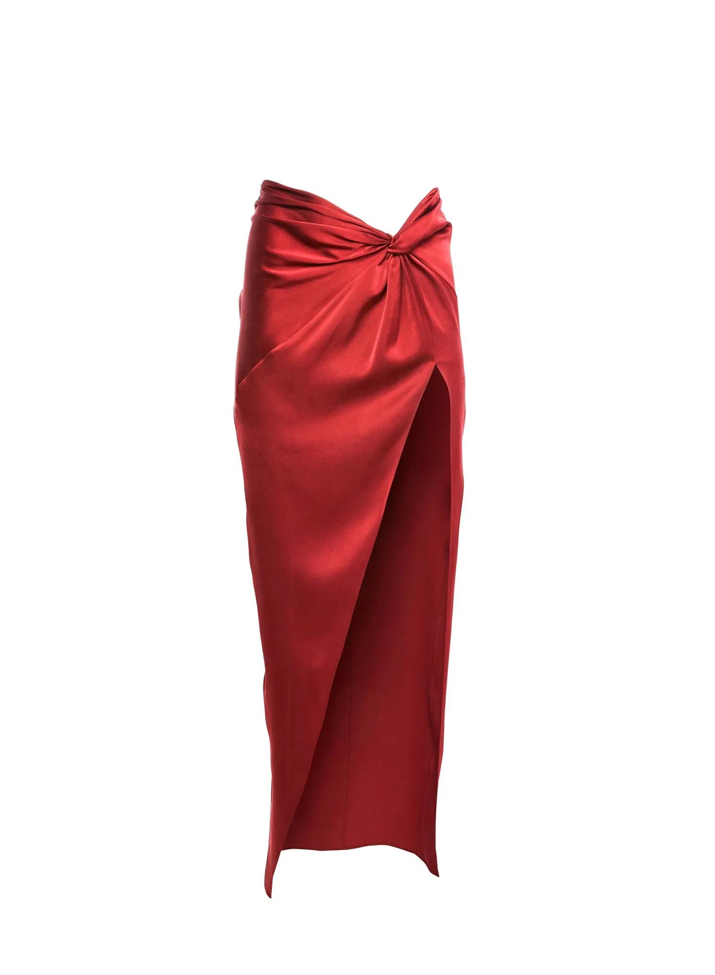 Silk Twist Knot Skirt sold by Fleur du Mal