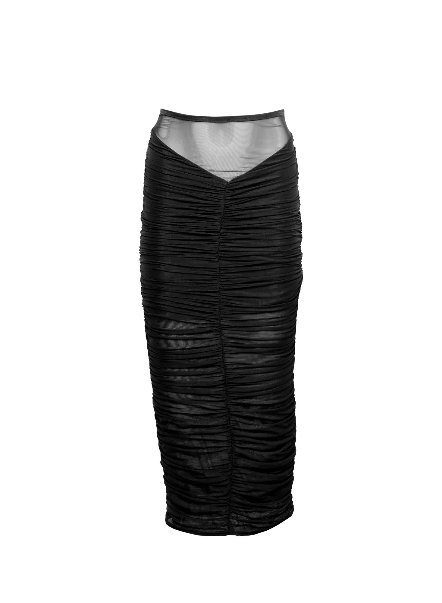 Ruched Midi Skirt sold by Fleur du Mal product image thumbnail 4