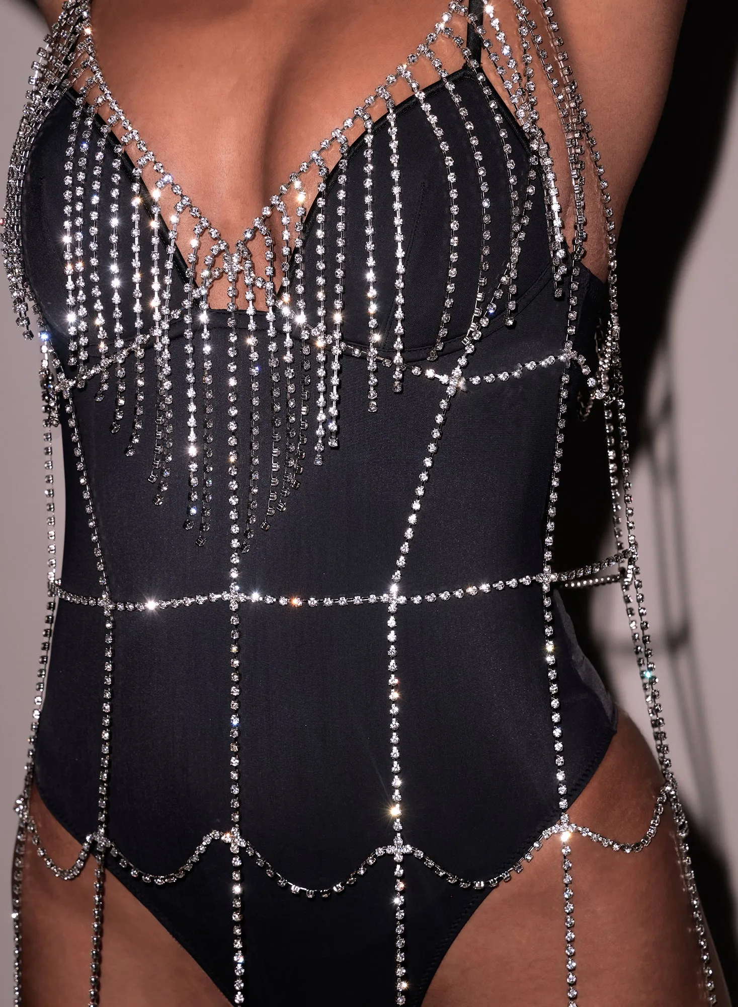 Crystal Fringe Dress sold by Fleur du Mal product image thumbnail 3