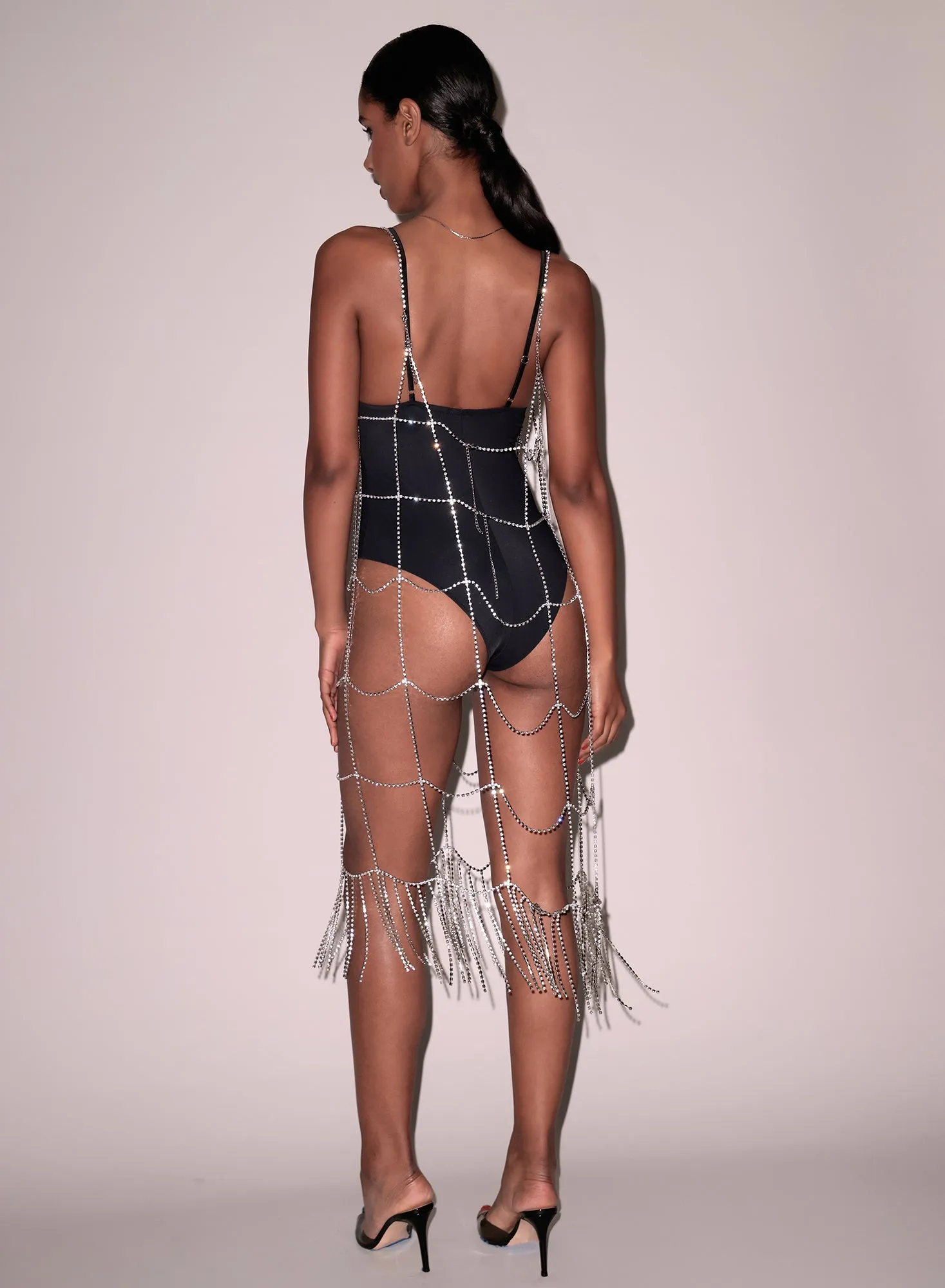 Crystal Fringe Dress sold by Fleur du Mal product image thumbnail 5