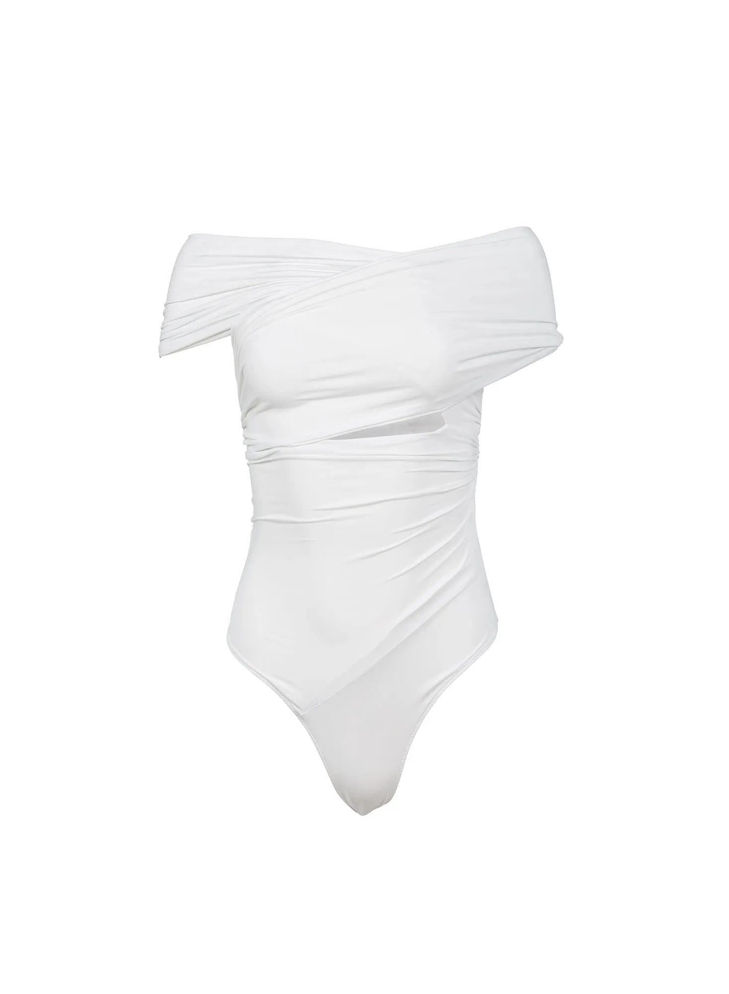 Wrap Front Bodysuit sold by Fleur du Mal product image thumbnail 4