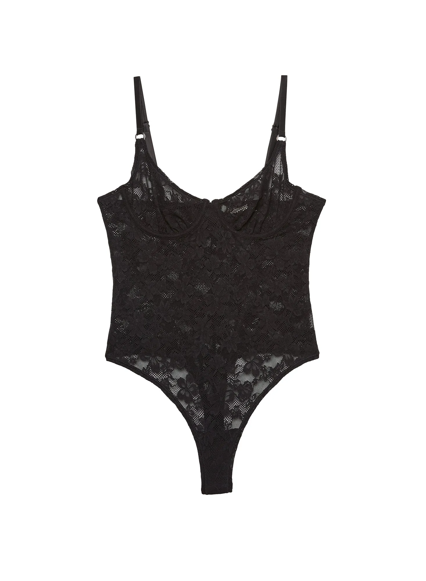 Le Stretch Lace Bodysuit sold by Fleur du Mal product image thumbnail 4