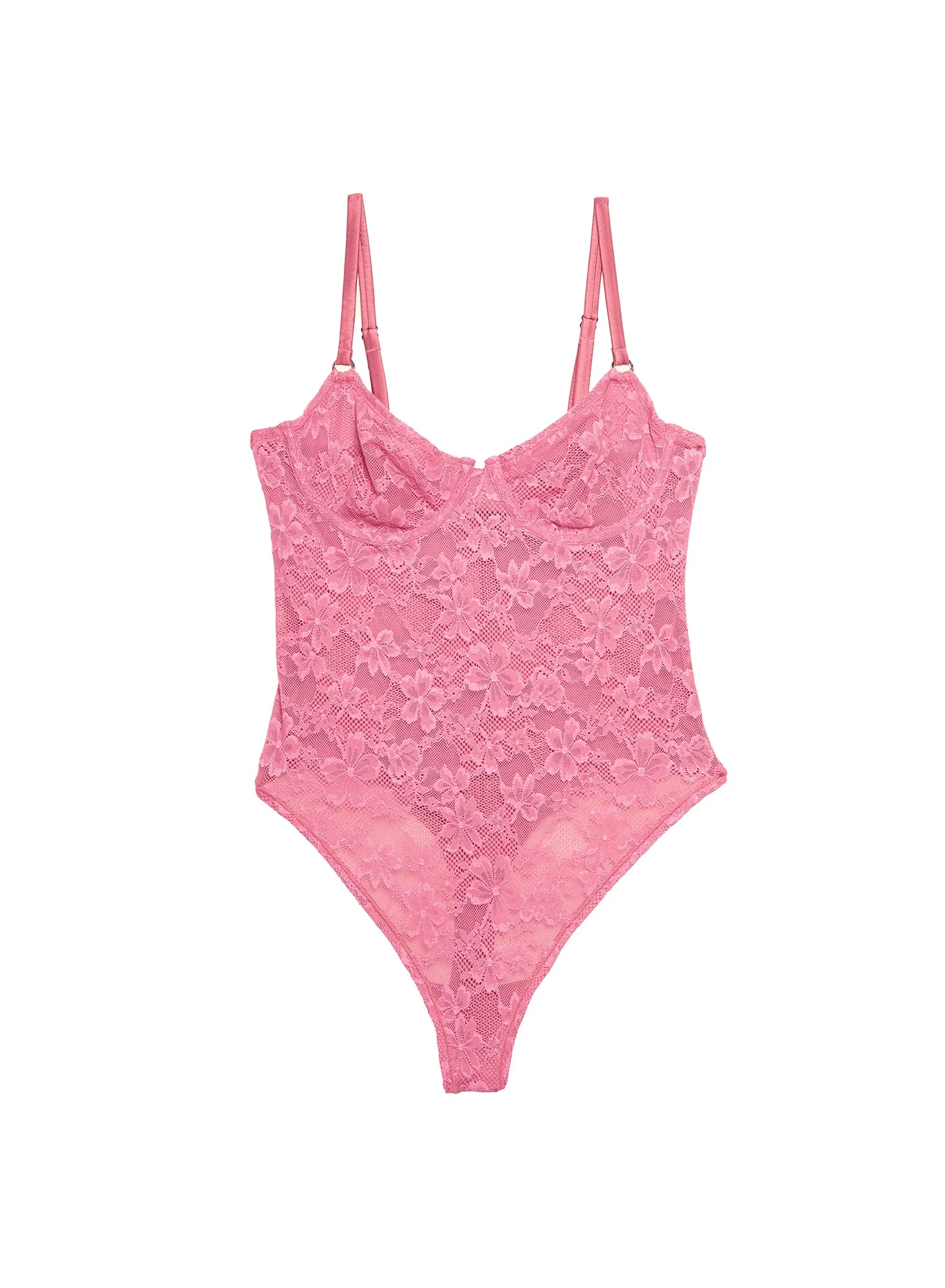 Le Stretch Lace Bodysuit sold by Fleur du Mal product image thumbnail 4