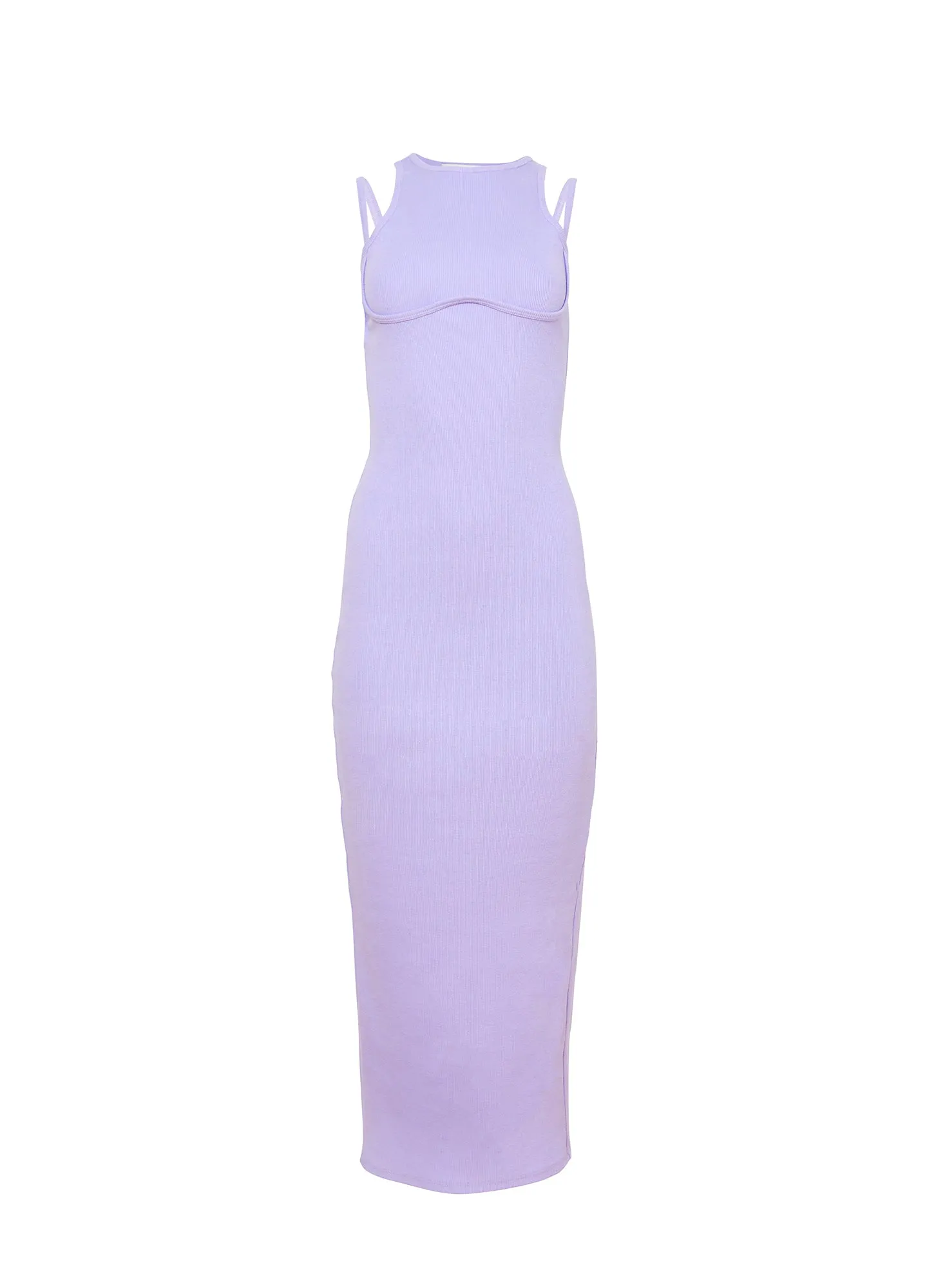 Strappy Ribbed Maxi Dress sold by Fleur du Mal product image thumbnail 4