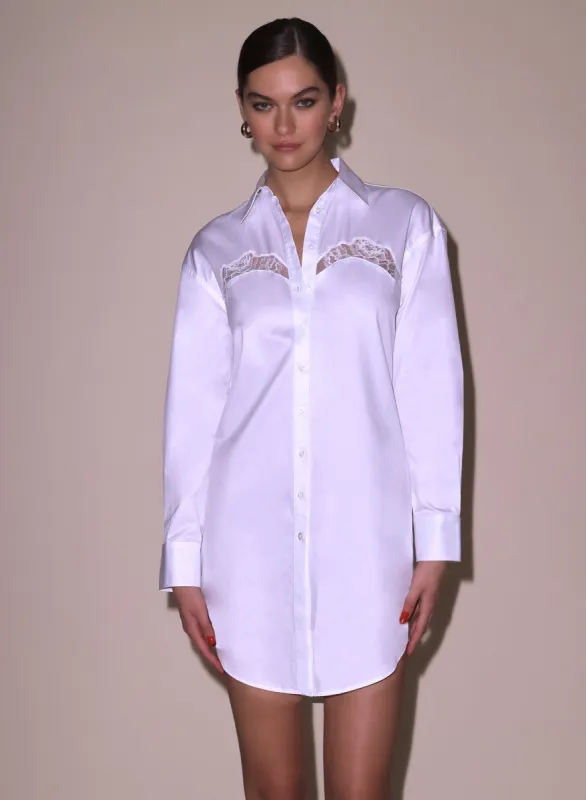 Poplin Shirt Dress sold by Fleur du Mal