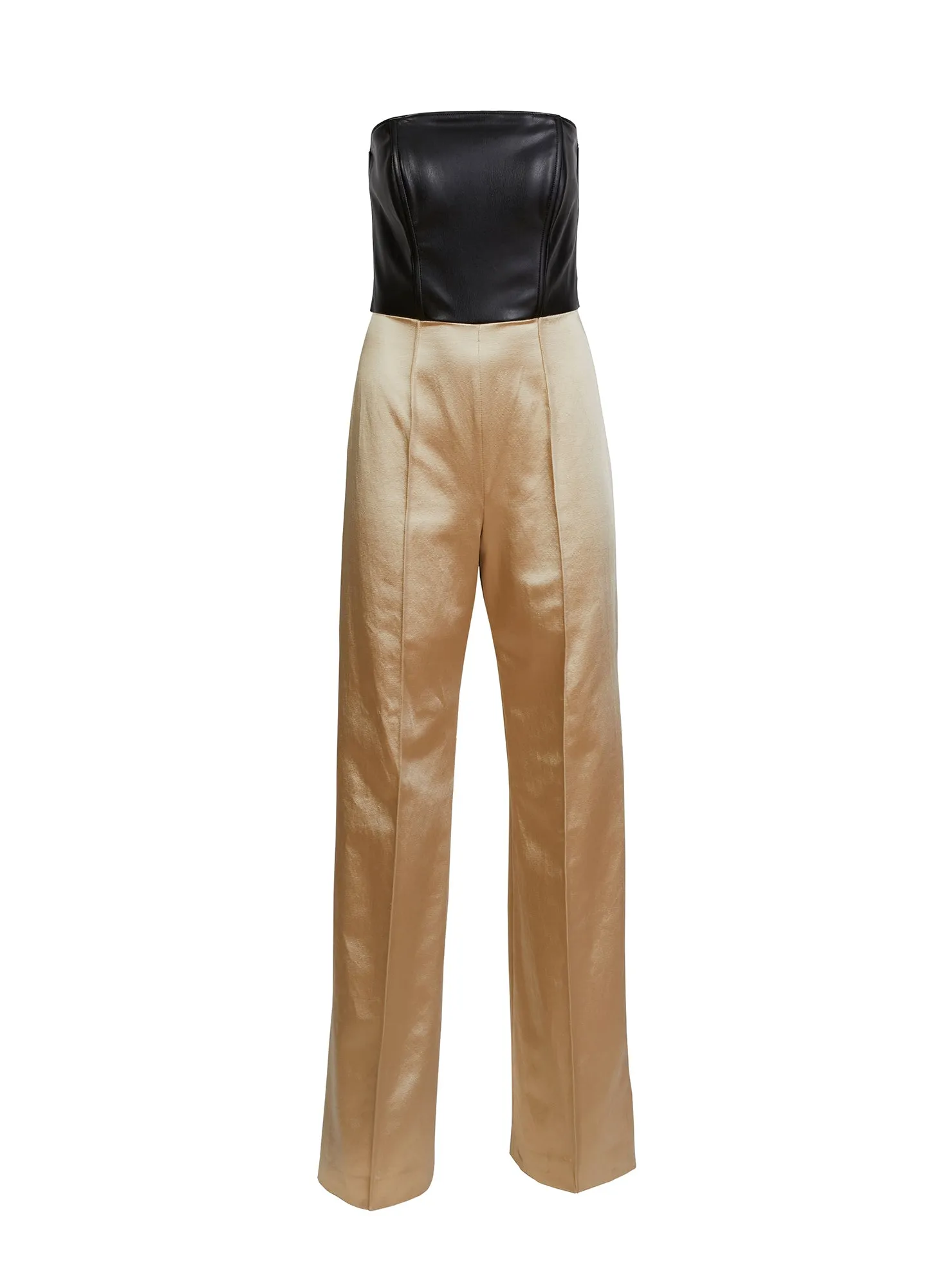 Strapless Tailored Jumpsuit sold by Fleur du Mal product image thumbnail 4