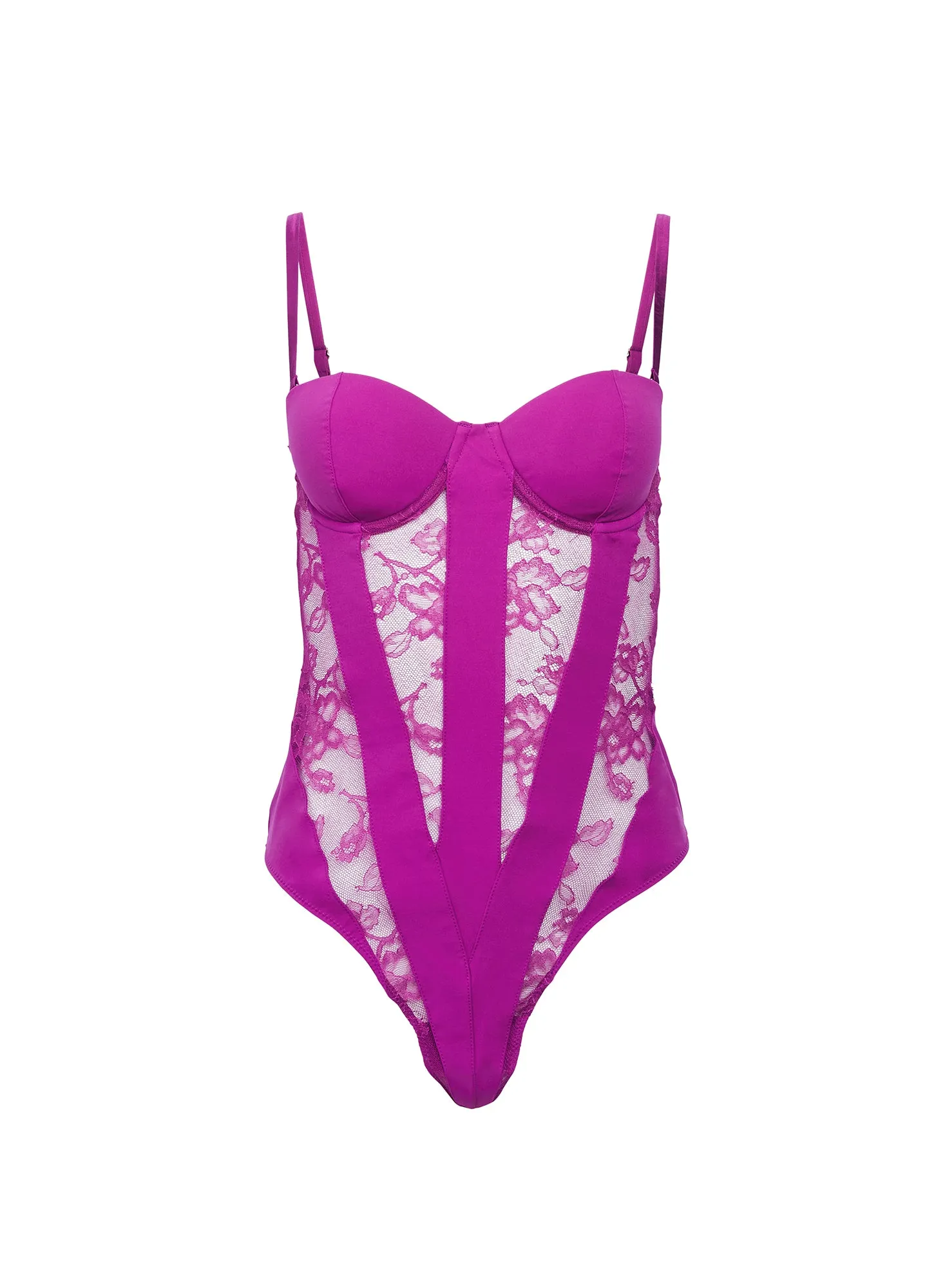 Cupped Bodysuit sold by Fleur du Mal product image thumbnail 4