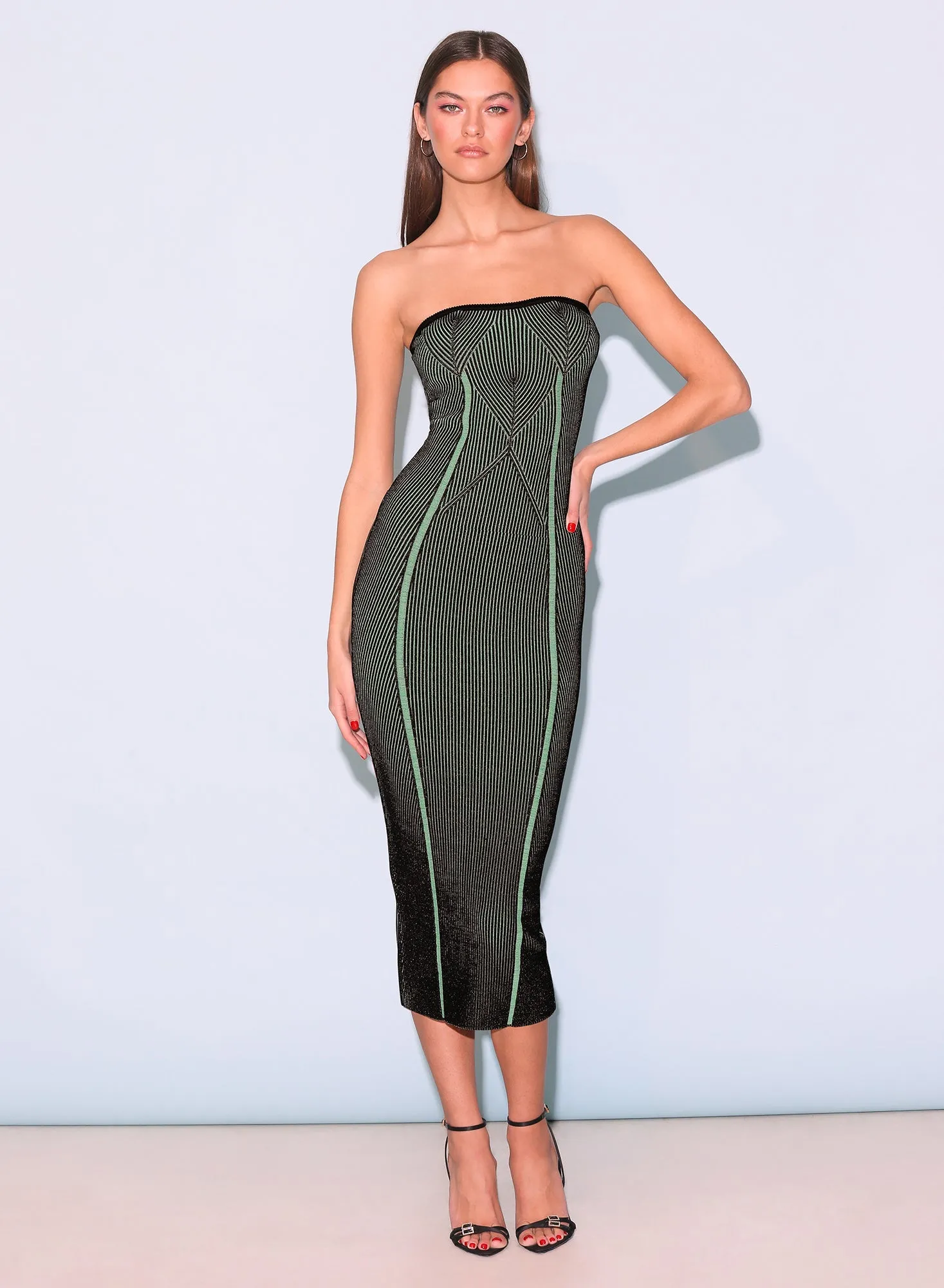 Rib Knit Tube Dress sold by Fleur du Mal product image thumbnail 4