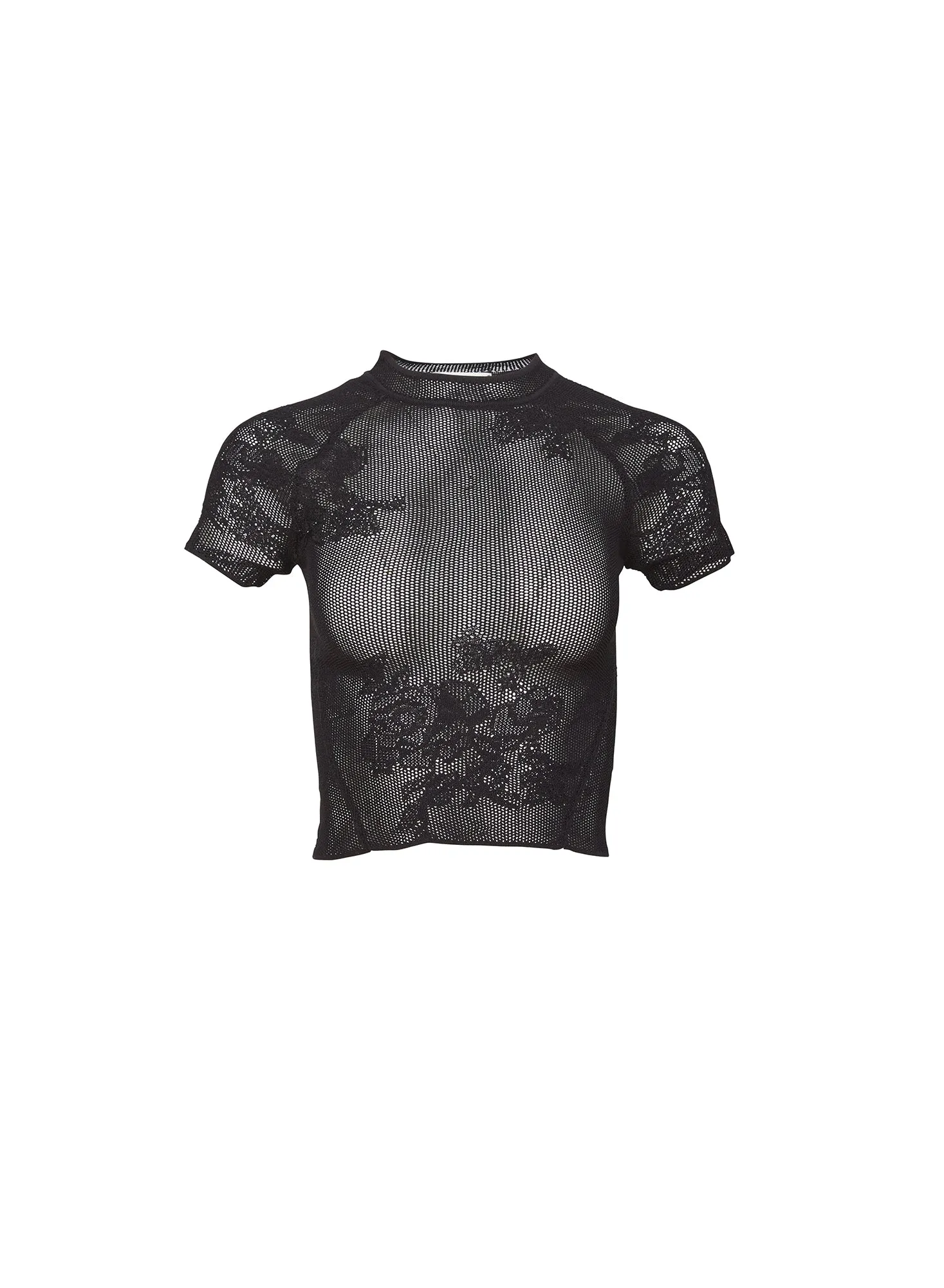 Lace Pointelle Tee sold by Fleur du Mal product image thumbnail 5
