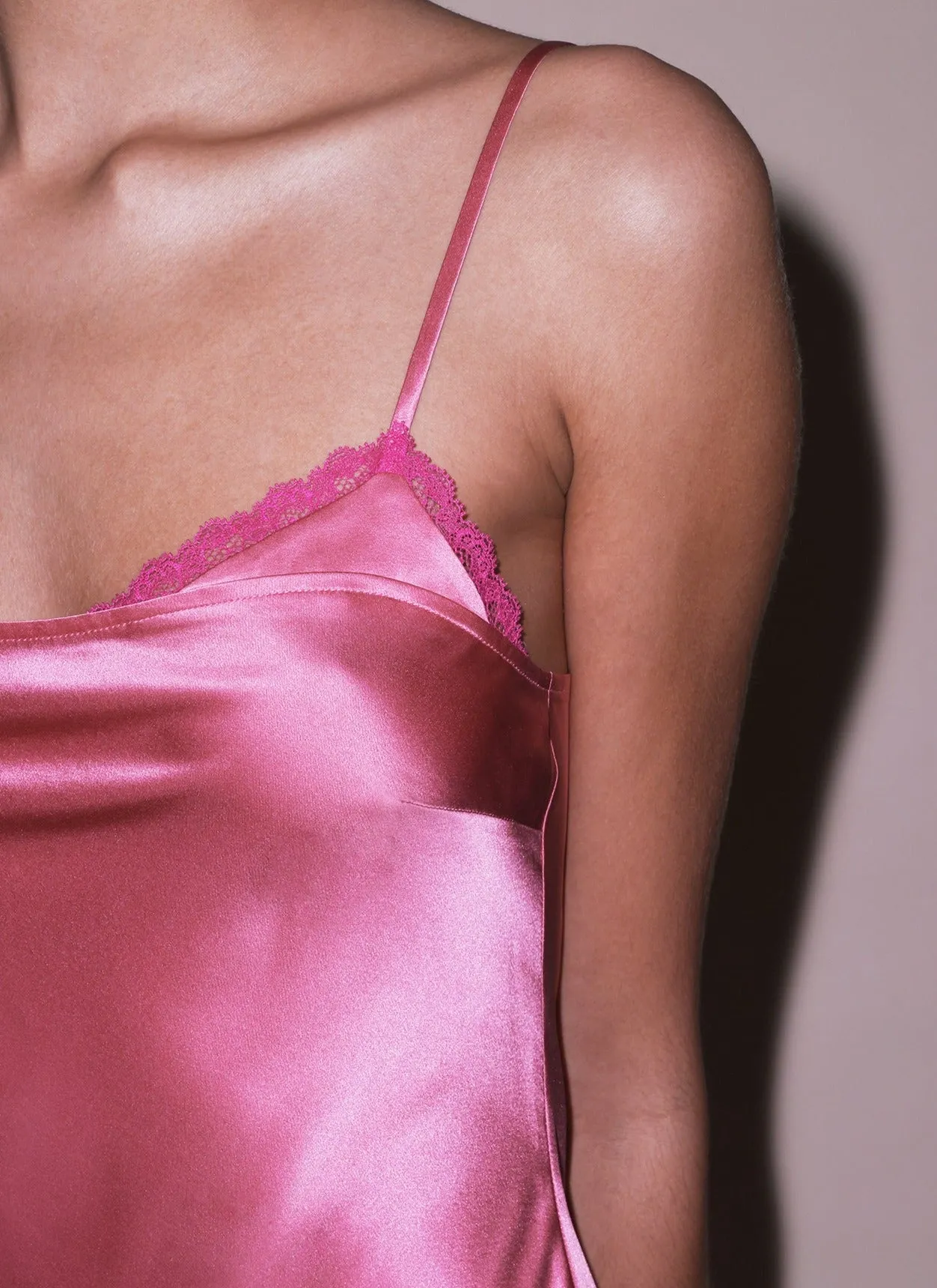 High Slit Slip with Lace Trim sold by Fleur du Mal product image thumbnail 5