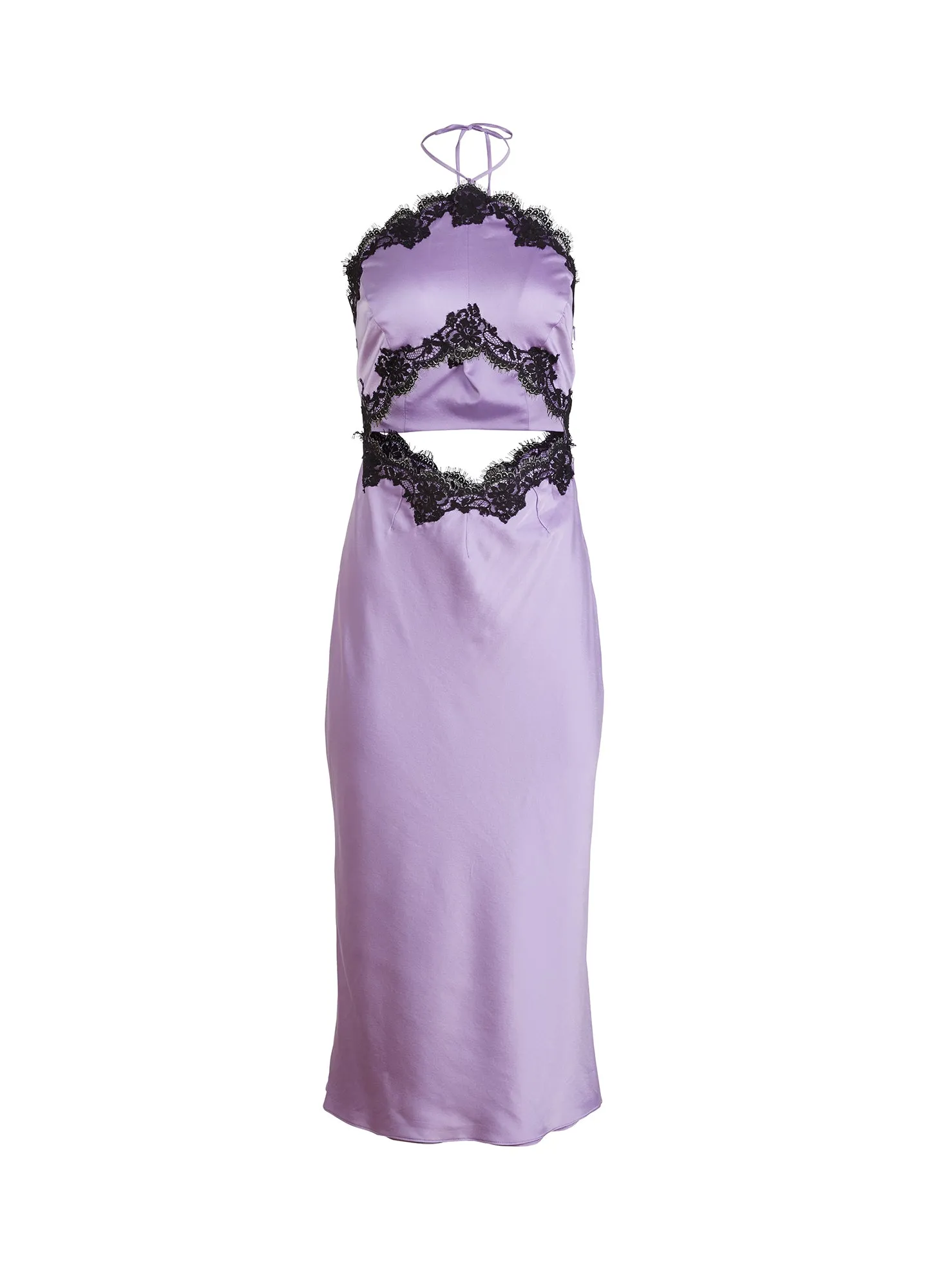 Silk & Lace Halter Slip sold by Fleur du Mal product image thumbnail 5