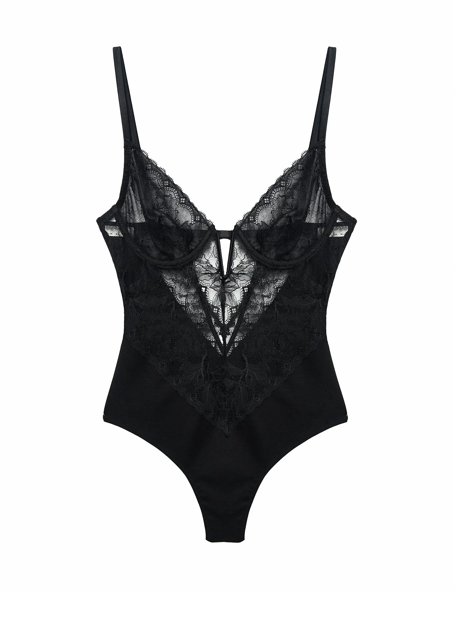 Gardenia Lace Bodysuit sold by Fleur du Mal product image thumbnail 4