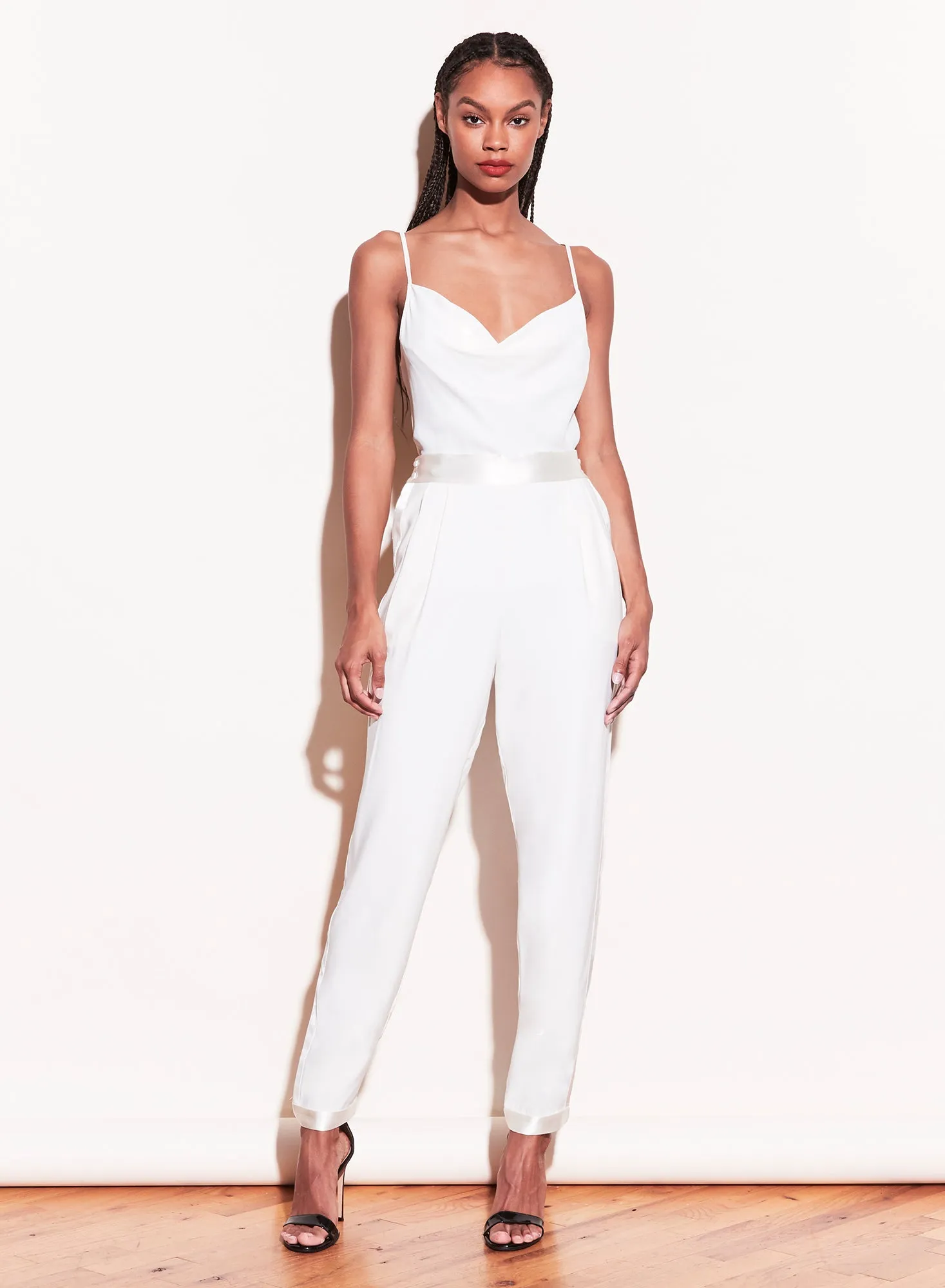 Cowl Neck Spaghetti Strap Cami sold by Fleur du Mal product image thumbnail 3
