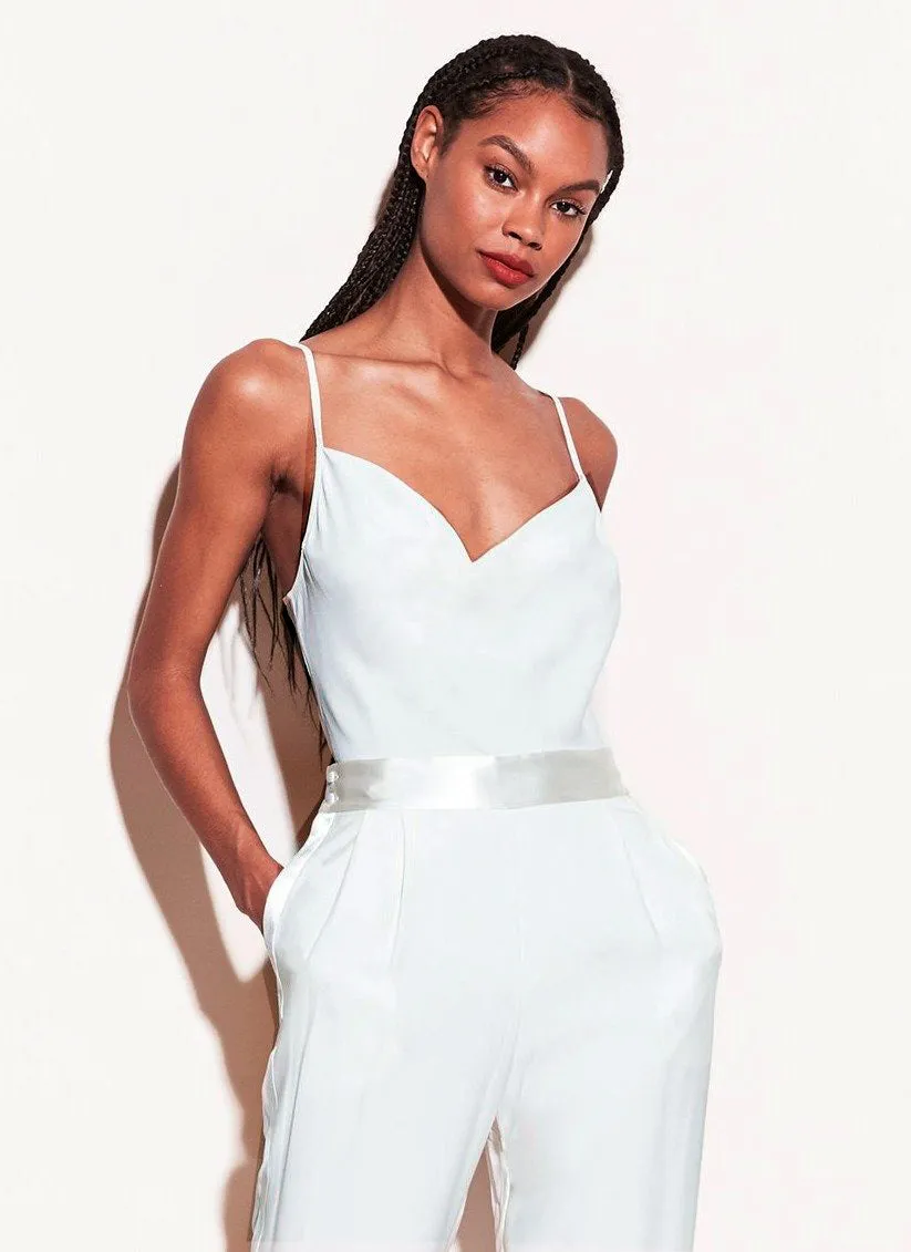 Cowl Neck Spaghetti Strap Cami sold by Fleur du Mal product image thumbnail 2