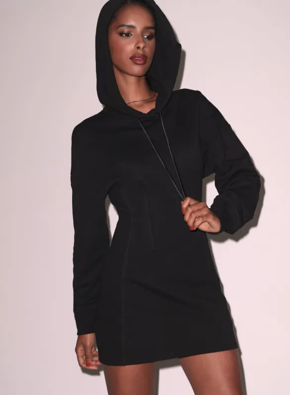 Hoodie Corset Dress sold by Fleur du Mal