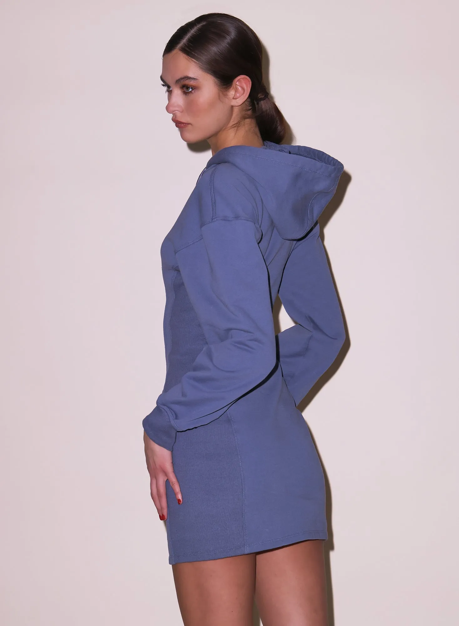 Hoodie Corset Dress sold by Fleur du Mal product image thumbnail 4