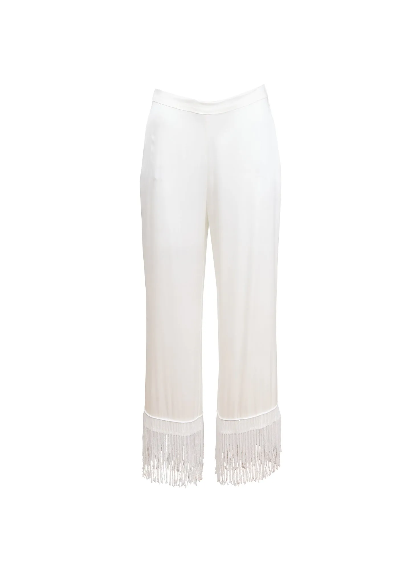 Bianca Fringe Silk Pant sold by Fleur du Mal product image thumbnail 4