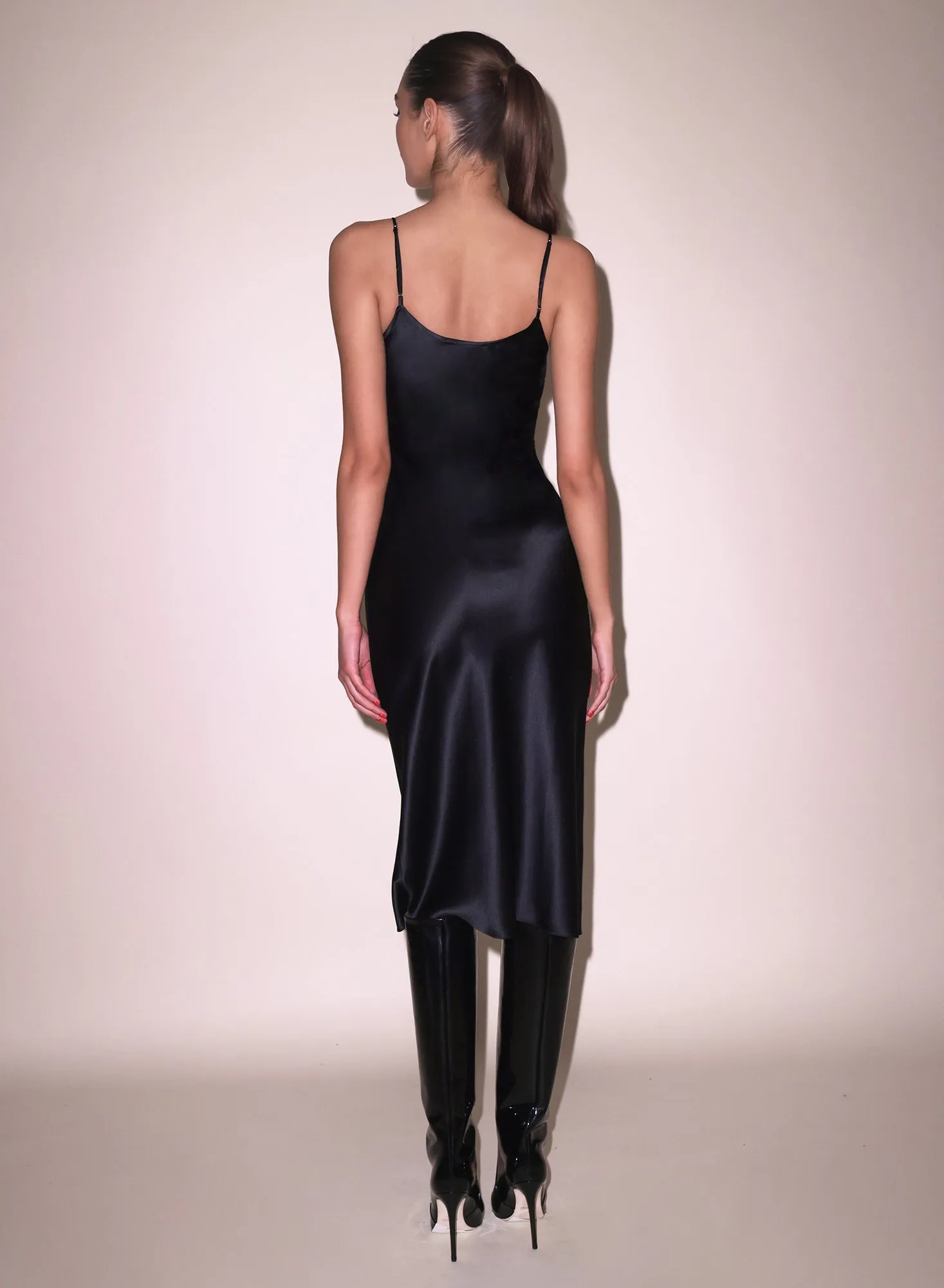 Vampire Rose Embroidery Slip Dress sold by Fleur du Mal product image thumbnail 4