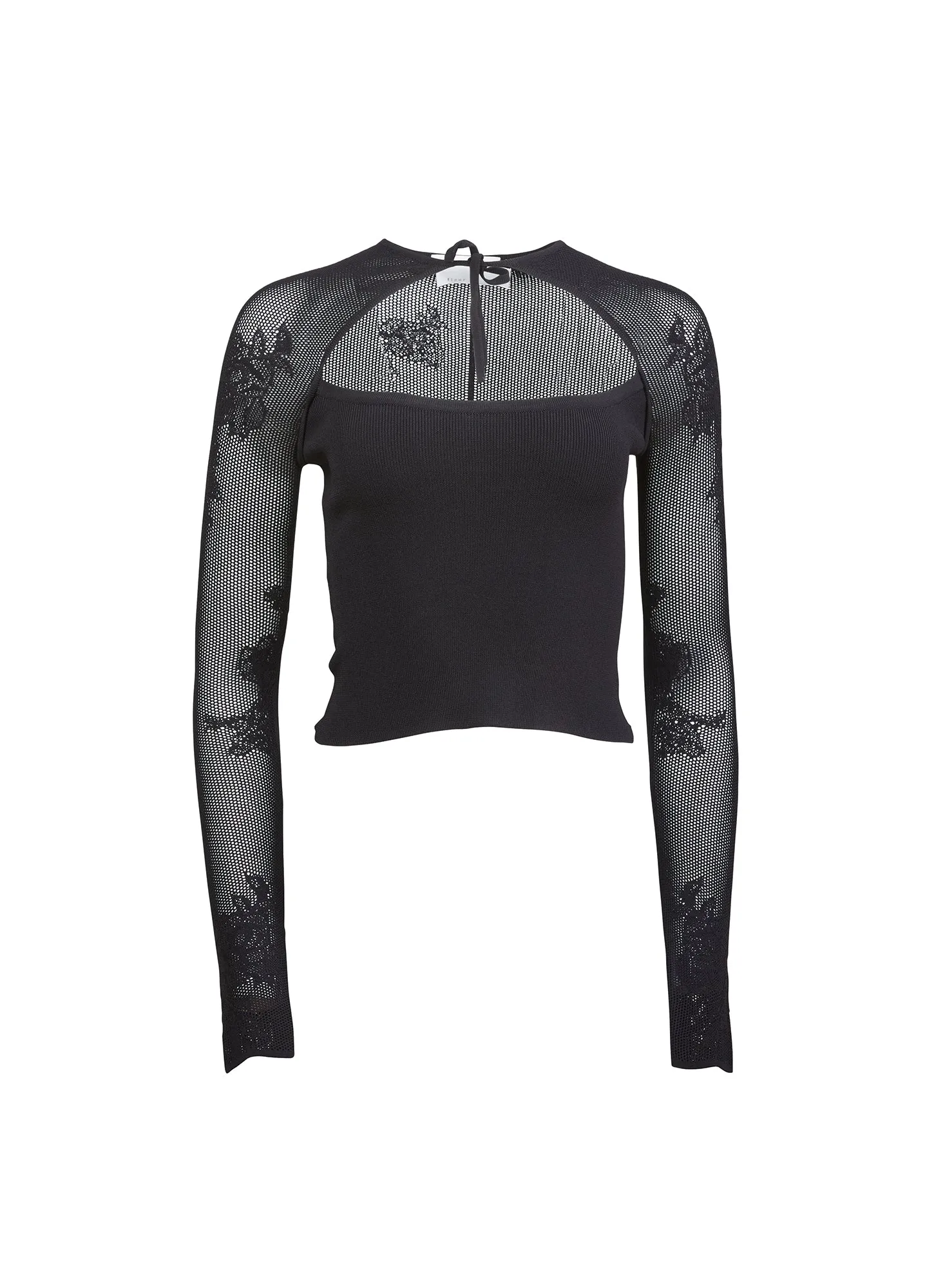 Lace Pointelle Decollette Top sold by Fleur du Mal product image thumbnail 3