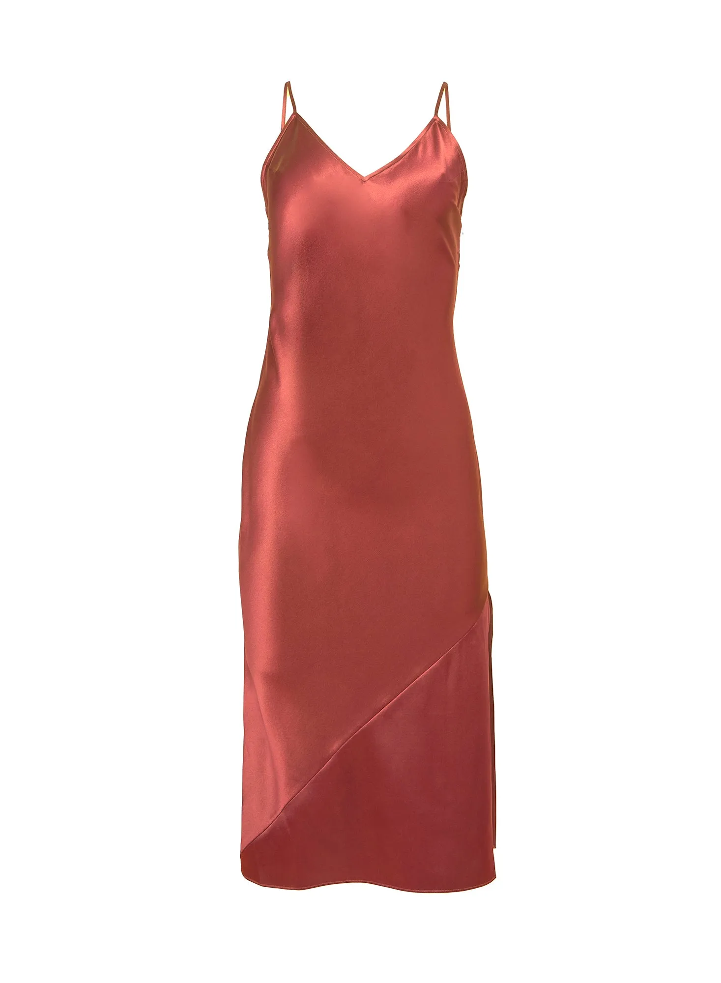 Silk Bias Slip Dress sold by Fleur du Mal product image thumbnail 4