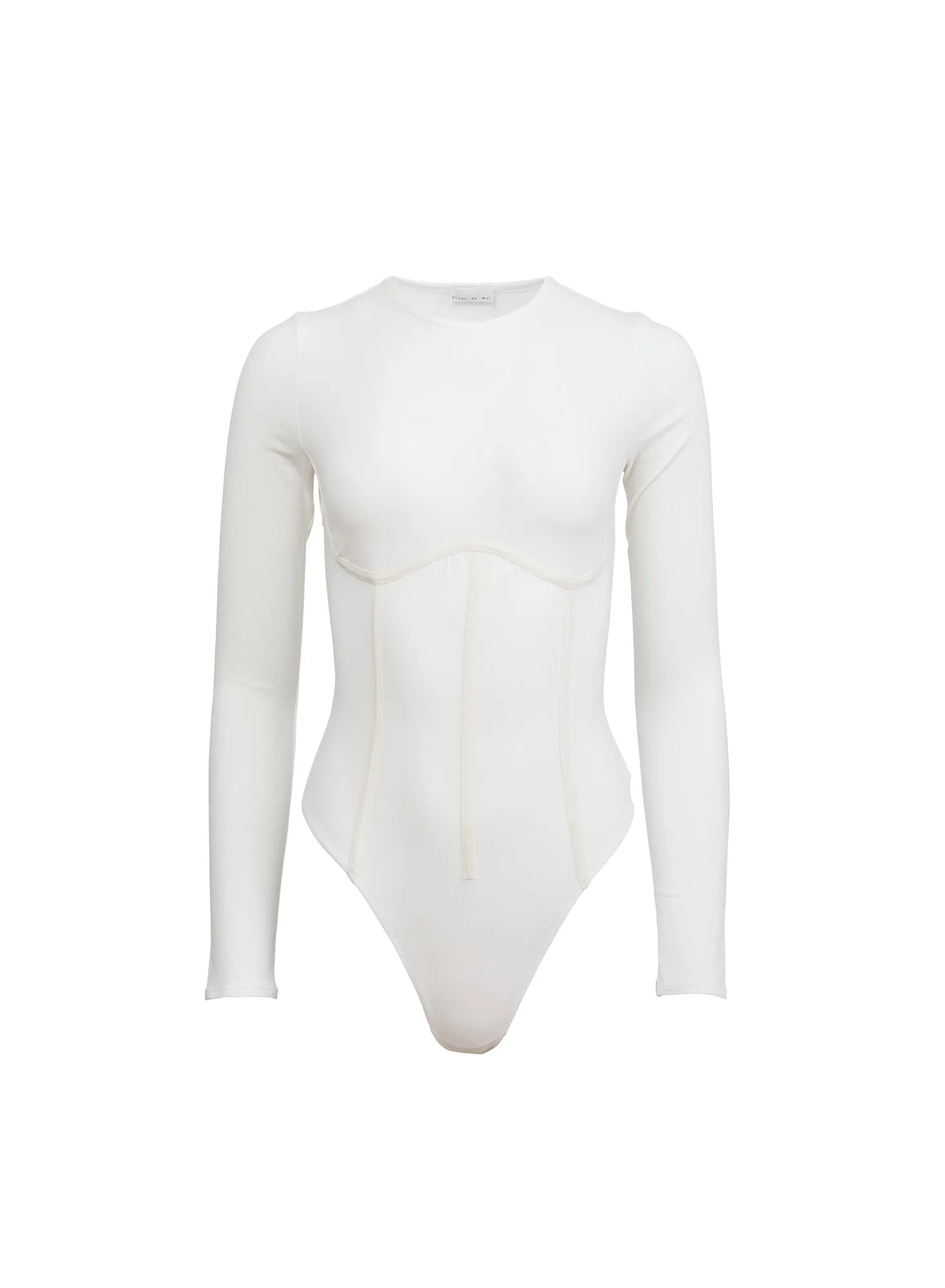 Organic Cotton Long Sleeve T-Shirt Bodysuit sold by Fleur du Mal product image thumbnail 3