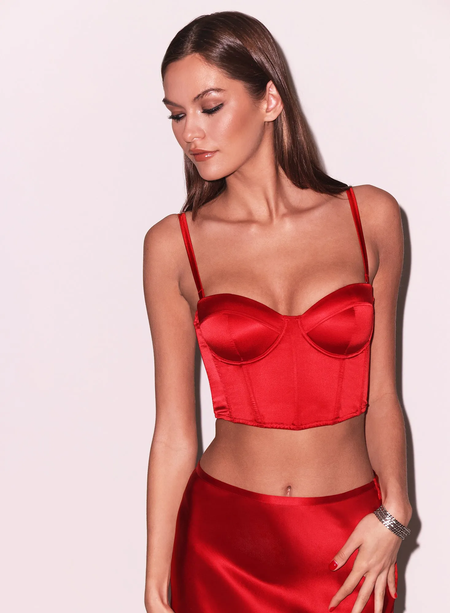 Cropped Hamptons Bustier sold by Fleur du Mal