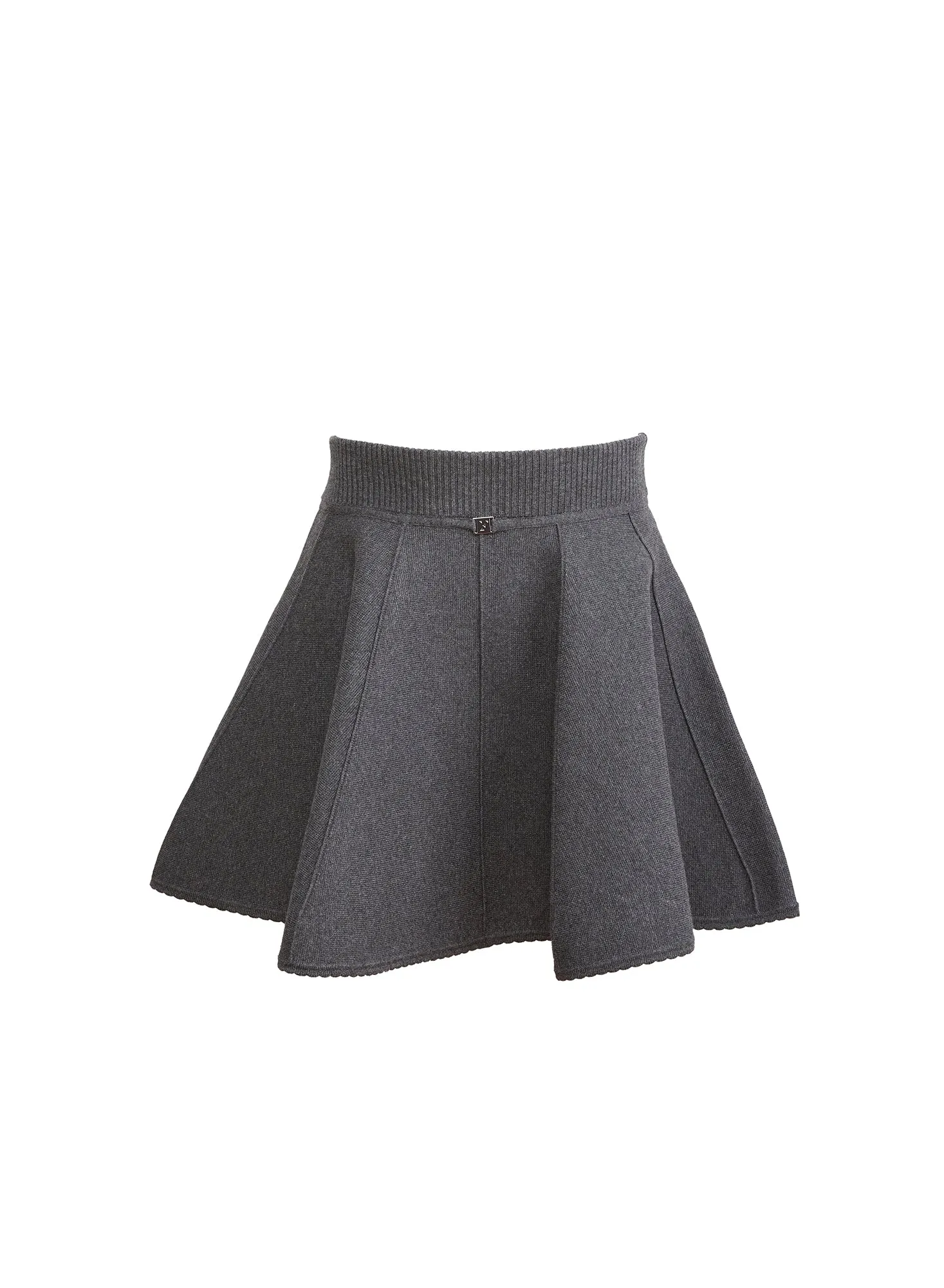 Knit Flared Mini Skirt sold by Fleur du Mal product image thumbnail 3