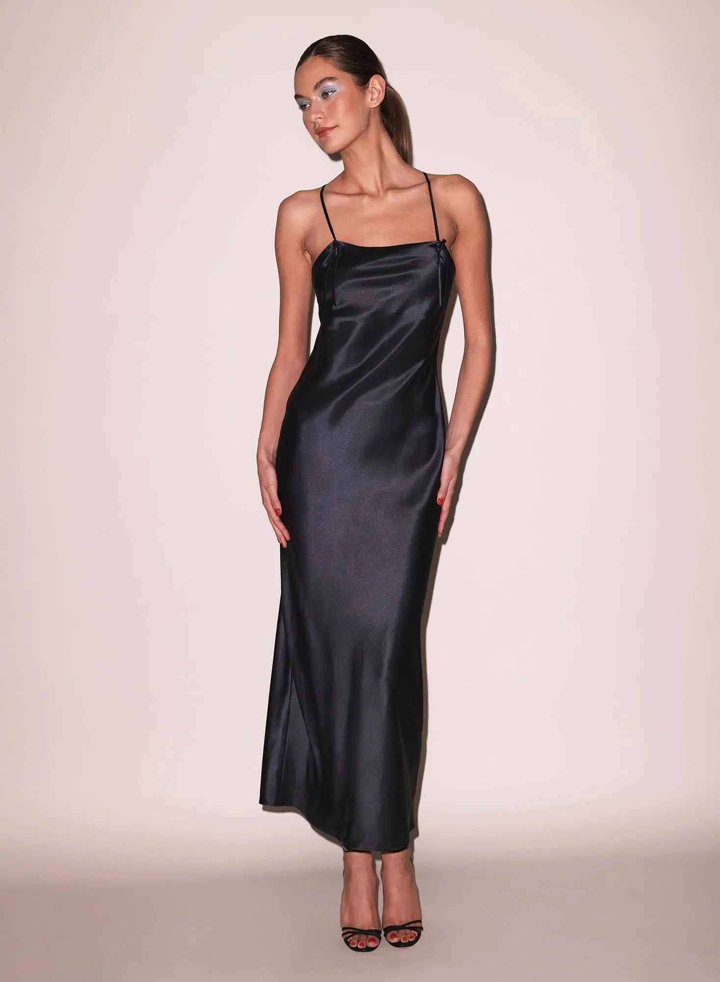 Open Back Maxi Slip Dress sold by Fleur du Mal