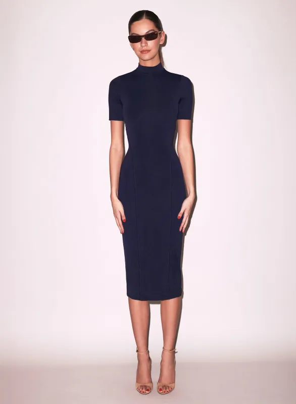 Jersey Mock Neck Dress sold by Fleur du Mal