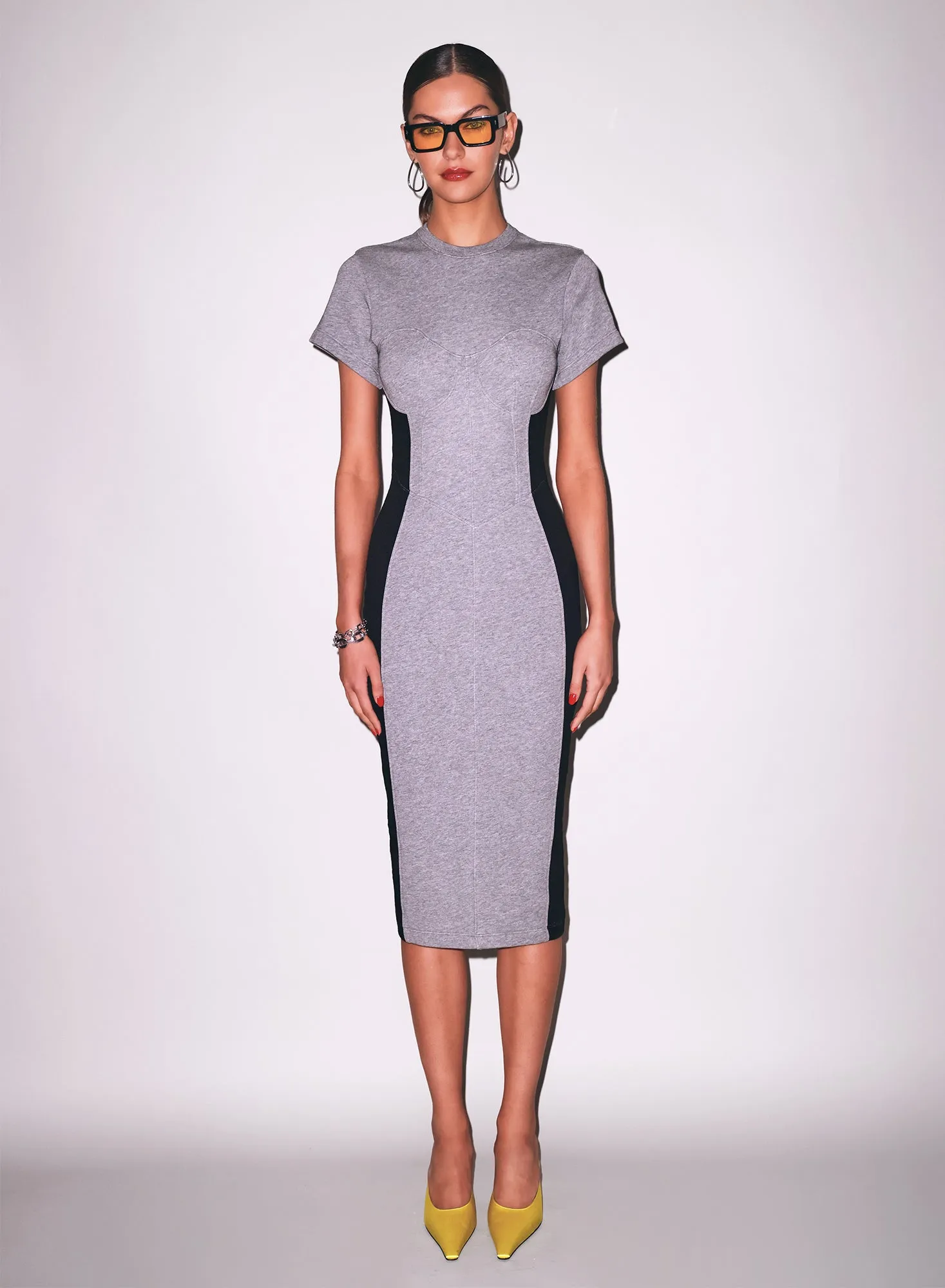 Terry Underbust Midi Dress sold by Fleur du Mal