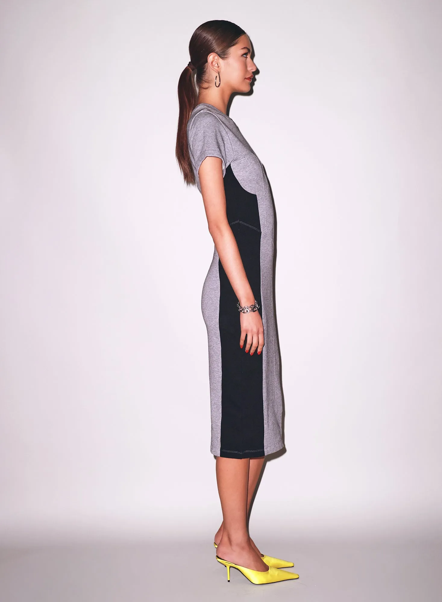 Terry Underbust Midi Dress sold by Fleur du Mal product image thumbnail 3