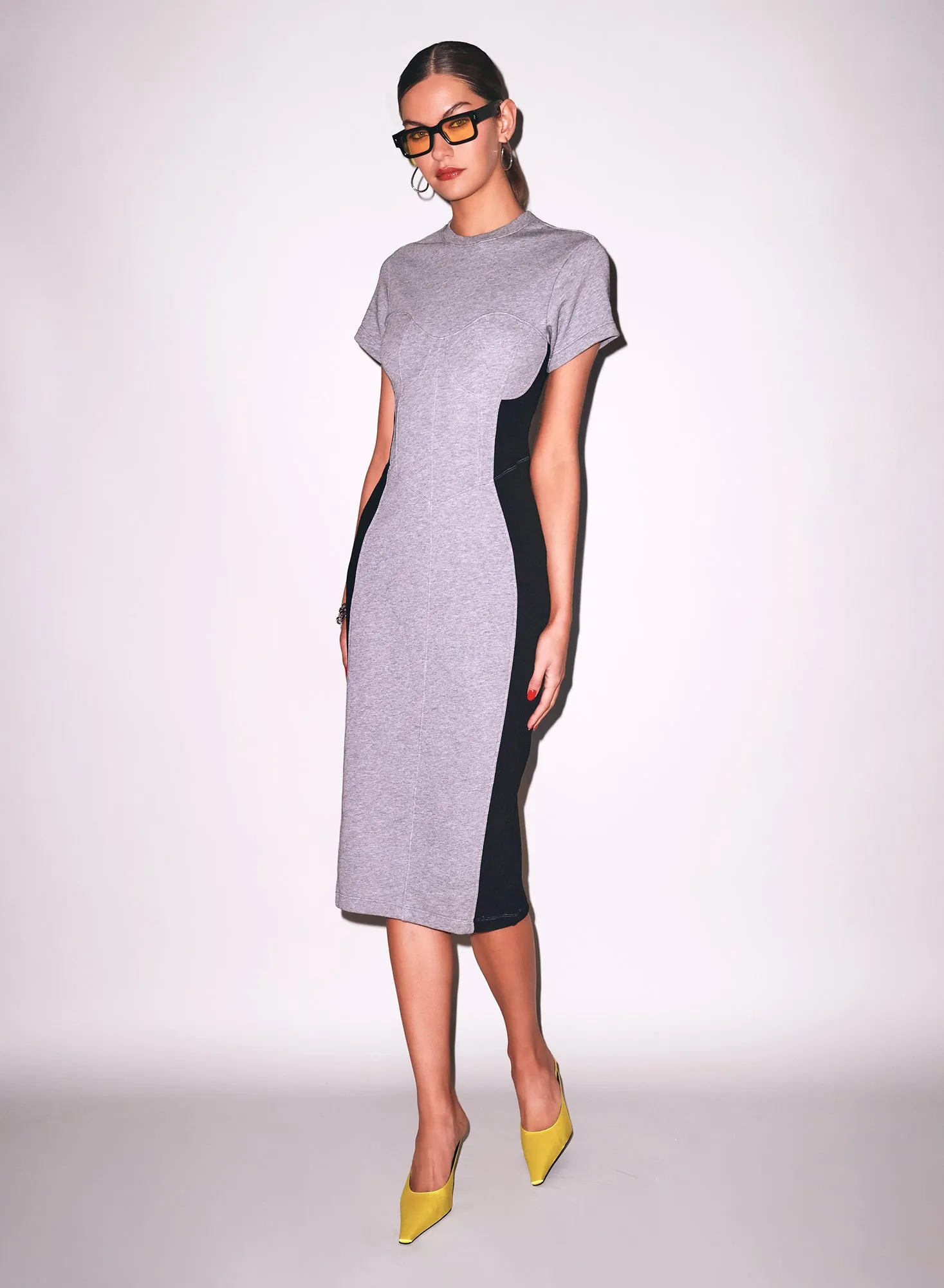 Terry Underbust Midi Dress sold by Fleur du Mal product image thumbnail 4