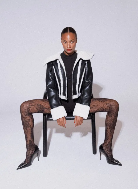 Vegan Shearling Jacket sold by Fleur du Mal