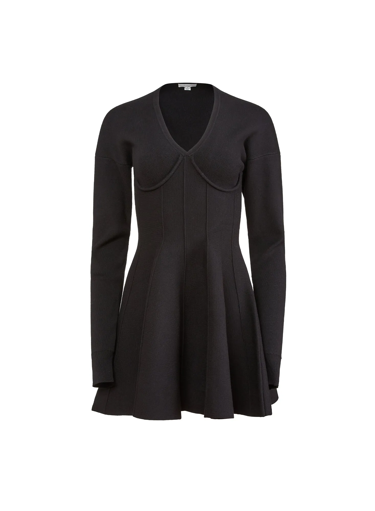 V-Neck Flared Corset Dress sold by Fleur du Mal product image thumbnail 3