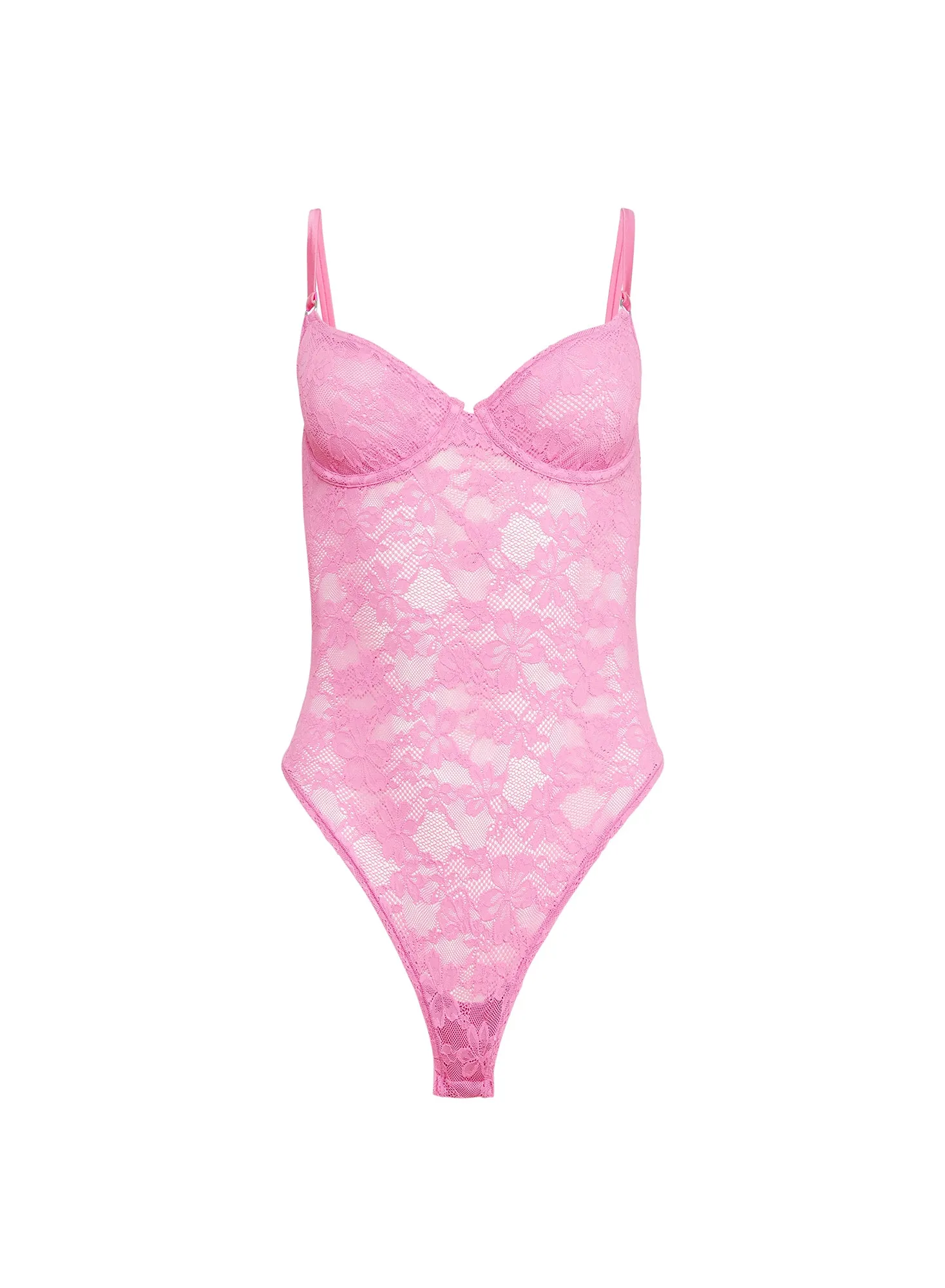 Le Stretch Lace Bodysuit sold by Fleur du Mal product image thumbnail 3