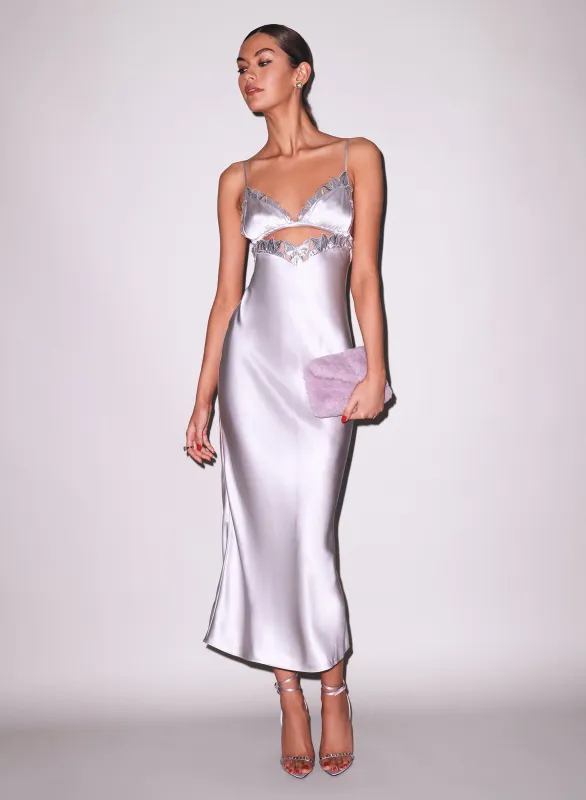 Lily Embroidery Cutout Slip sold by Fleur du Mal