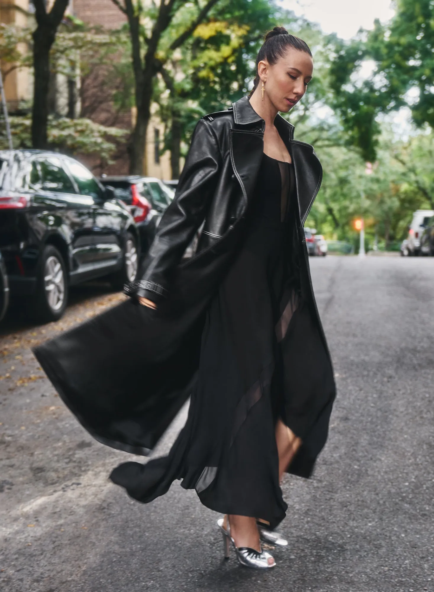 Leather Trench Coat sold by Fleur du Mal product image thumbnail 4