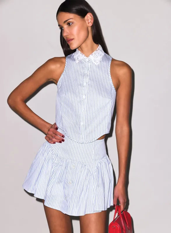 Poplin Garter Skort made by Fleur du Mal