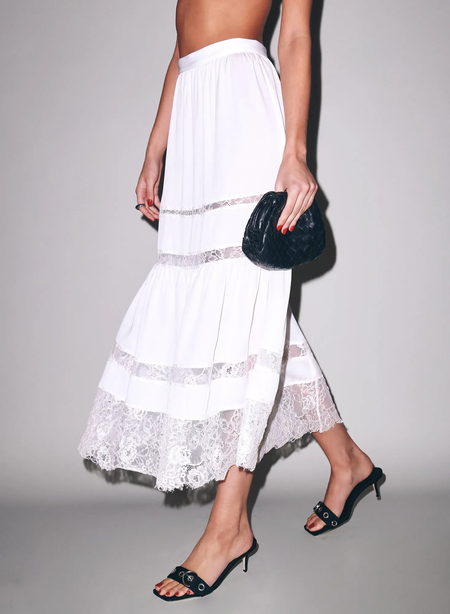 Juliet Lace Maxi Skirt sold by Fleur du Mal product image thumbnail 3