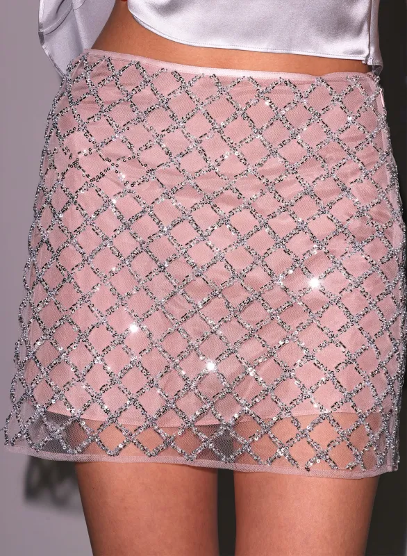 Embellished Mini Skirt made by Fleur du Mal