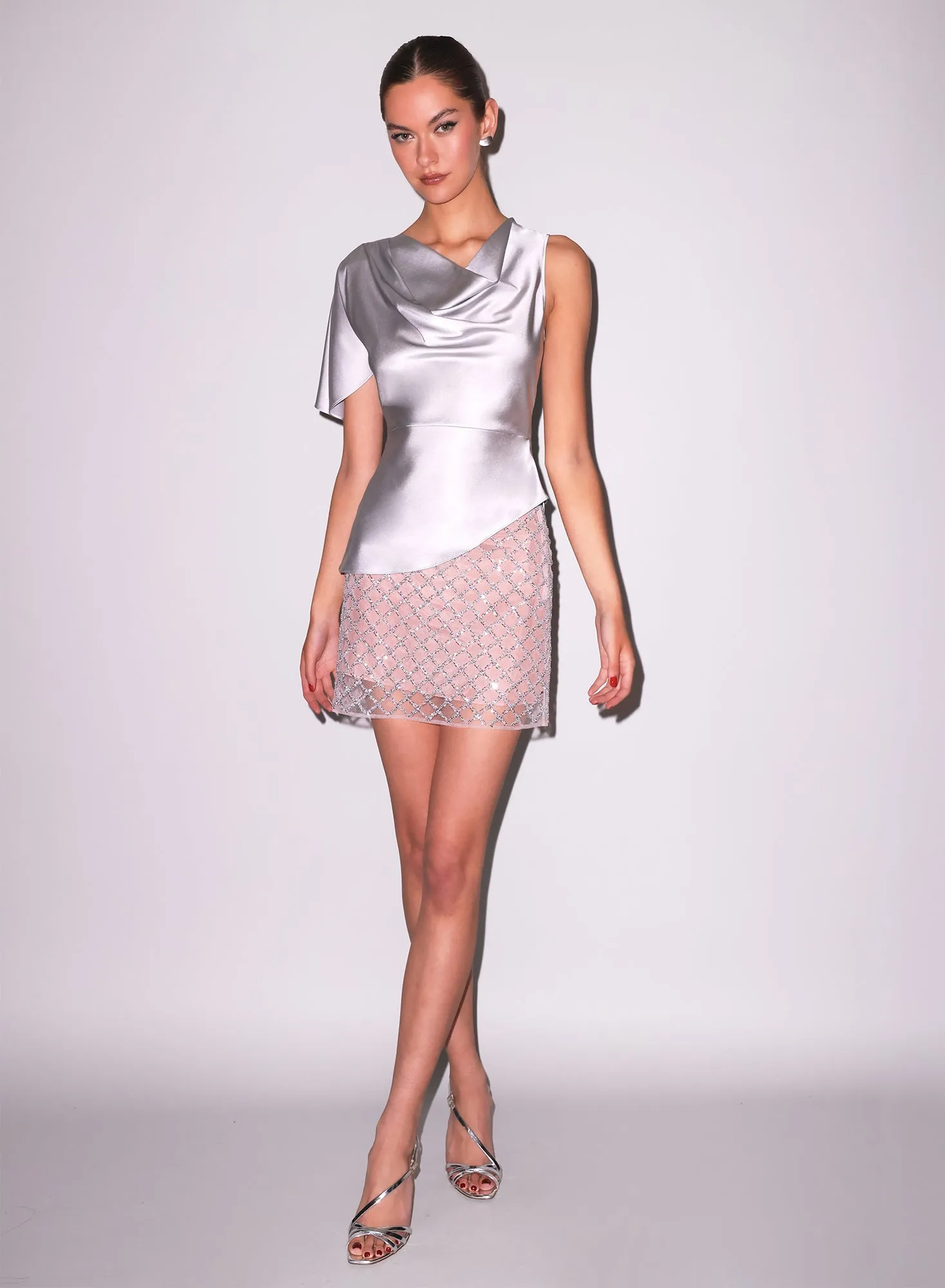 Embellished Mini Skirt sold by Fleur du Mal product image thumbnail 2
